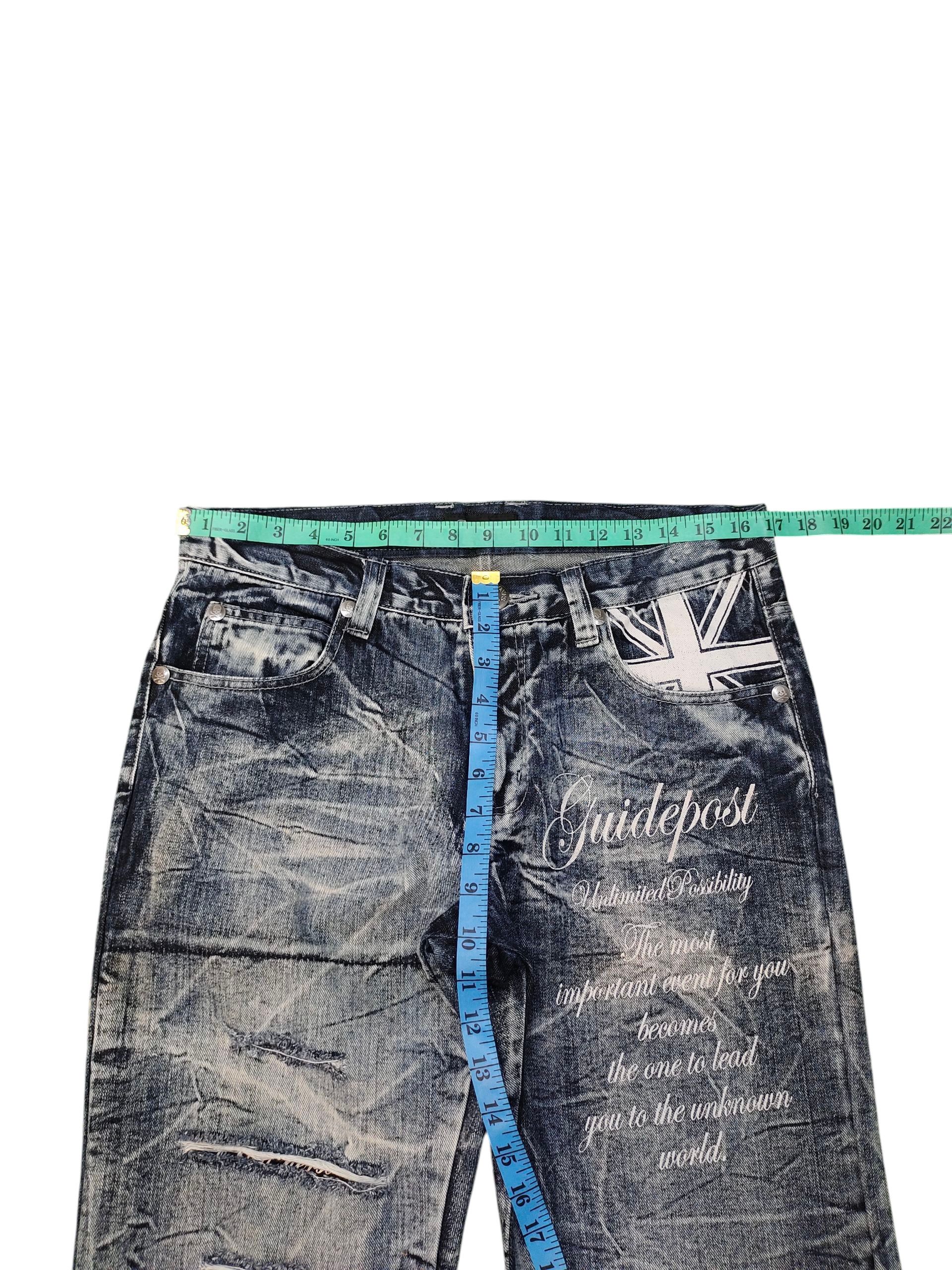 Number (N)ine × Undercover Japanese Brand Root Three Clawmark Distress Denim Jeans Size US 34 / EU 50 - 14 Thumbnail