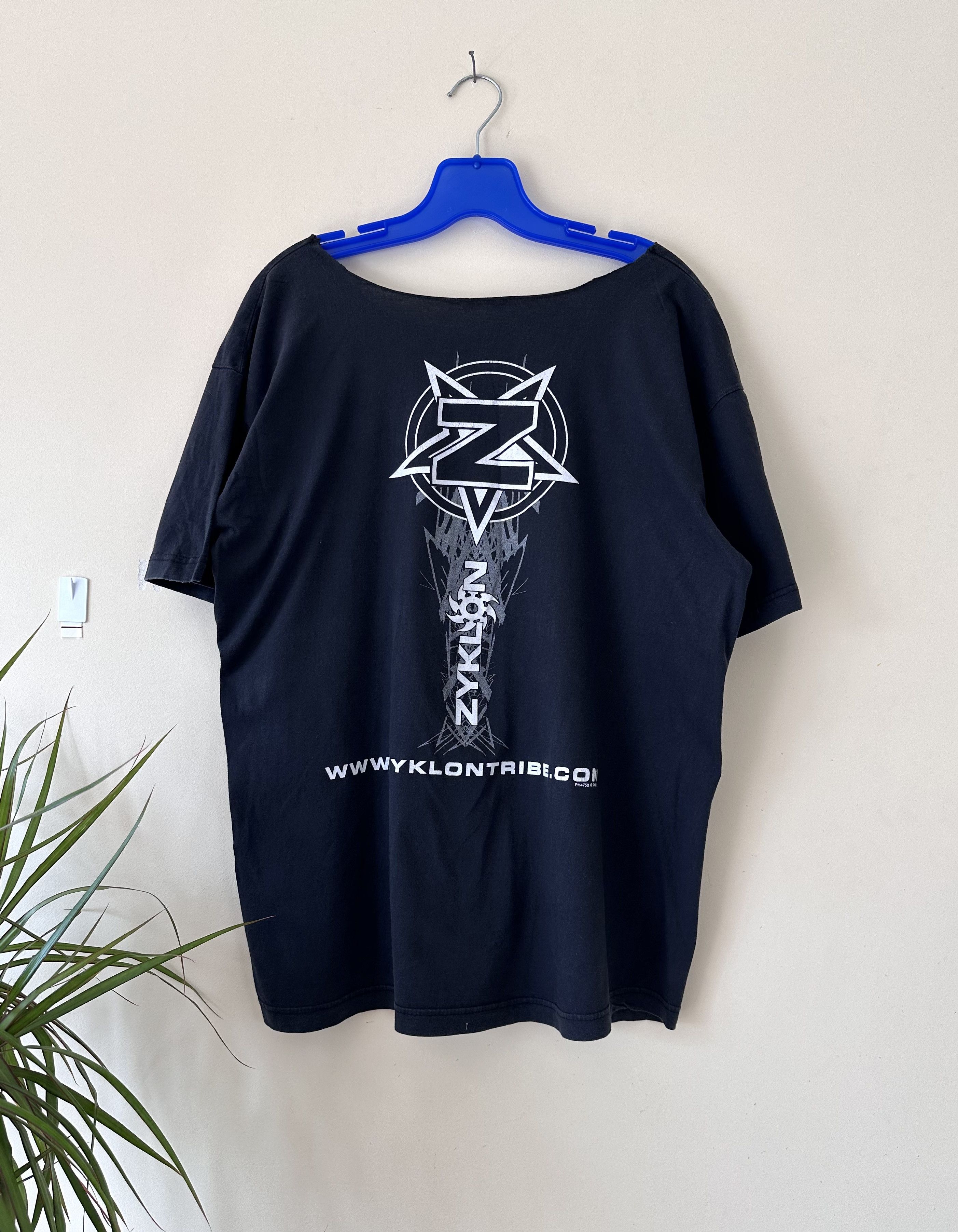 Band Tees × Vintage Vintage Zyklon Tribe Aeon rock metal punk tee Size US L / EU 52-54 / 3 - 1 Thumbnail