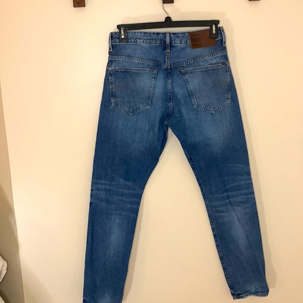 Designer G-Star RAW -Straight Tapered 3301 -31W32L- 100%Ctn (organic) Size US 31 - 6 Thumbnail