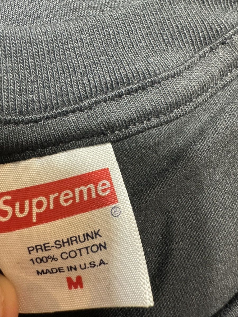 Supreme SUPREME PINLINE TEE SIZE MEDIUM BLACK- BRAND NEW Size US M / EU 48-50 / 2 - 2 Thumbnail