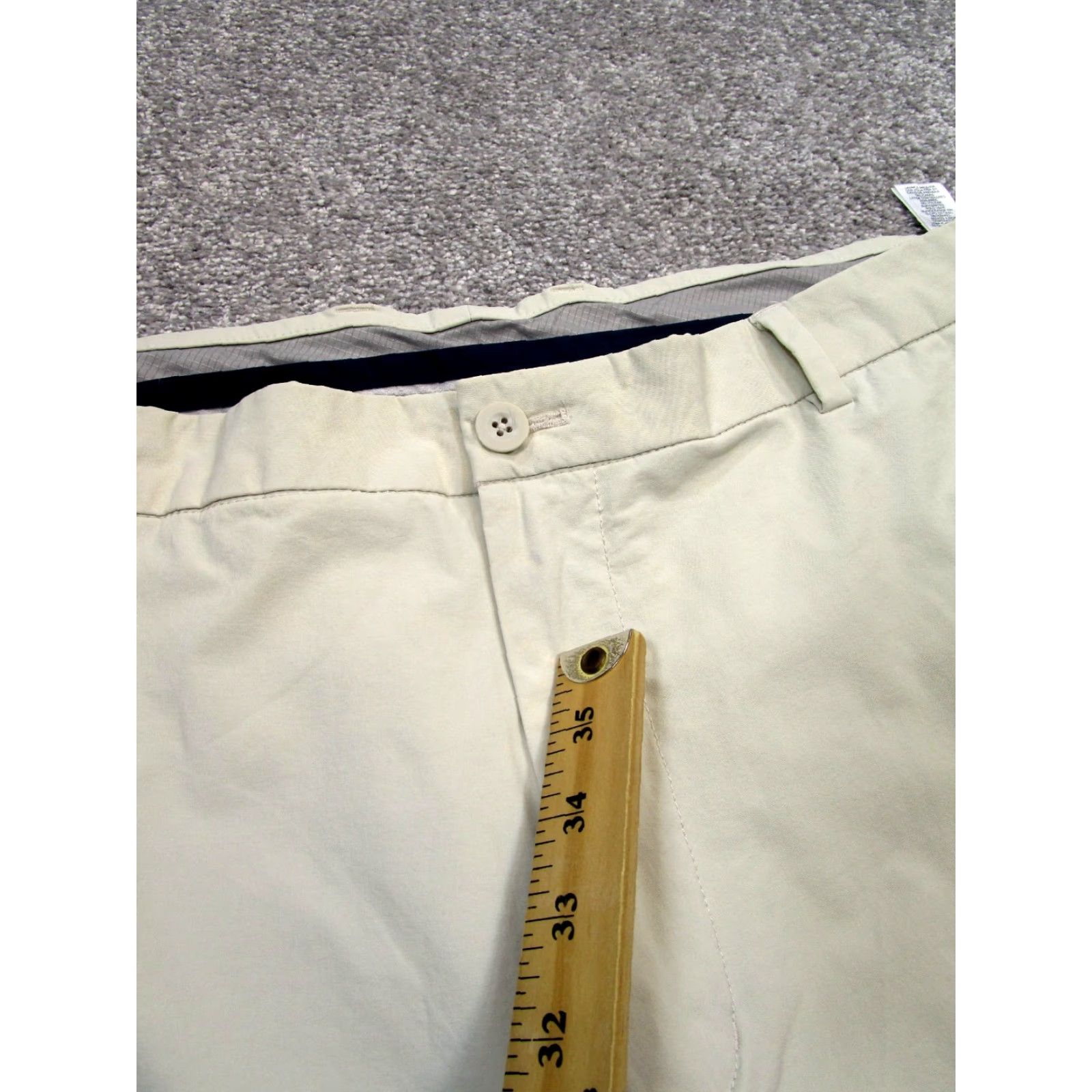 Vineyard Vines Vineyard Vines Shorts Mens 42 On The Go Beige Cotton Nylon Blend 8" Beig e Chino Casual Travel Workwear Men Size US 42 / EU 58 - 2 Thumbnail