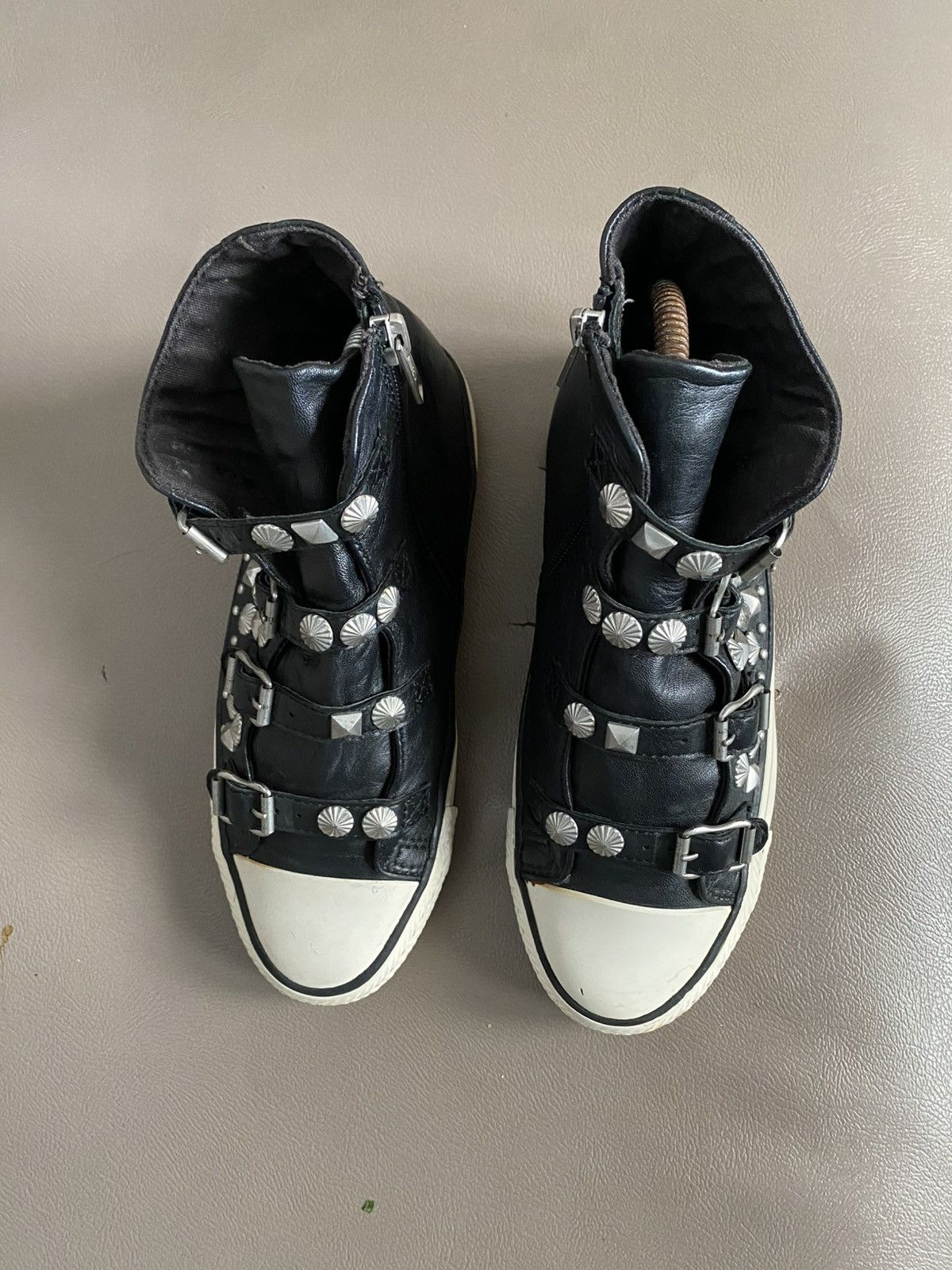 If Six Was Nine ASH Studded leather high top sneakers Size US 7 / IT 37 - 6 Thumbnail