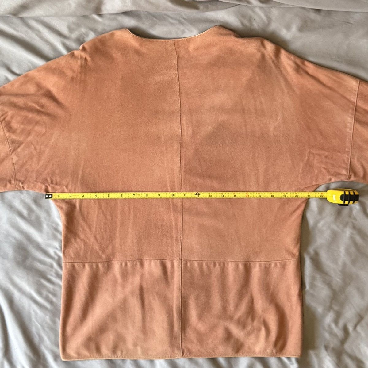 Calvin Klein CALVIN KLEIN Vintage 70s Pink Suede Top M 6 8 Boho 60s Size M / US 6-8 / IT 42-44 - 24 Thumbnail