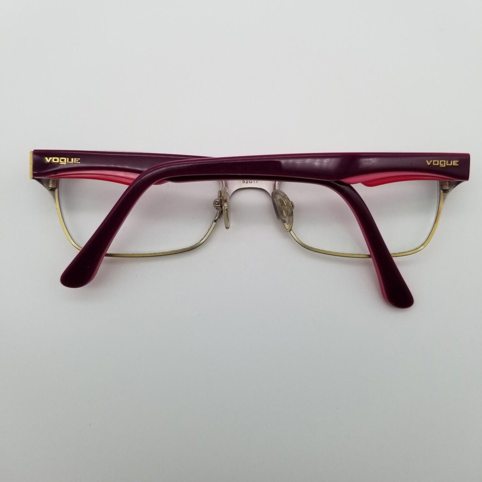 Vogue Vogue Eyeglasses FRAMES ONLY VO 3918 934 52-17-135 Pink Y969 Size ONE SIZE - 5 Thumbnail