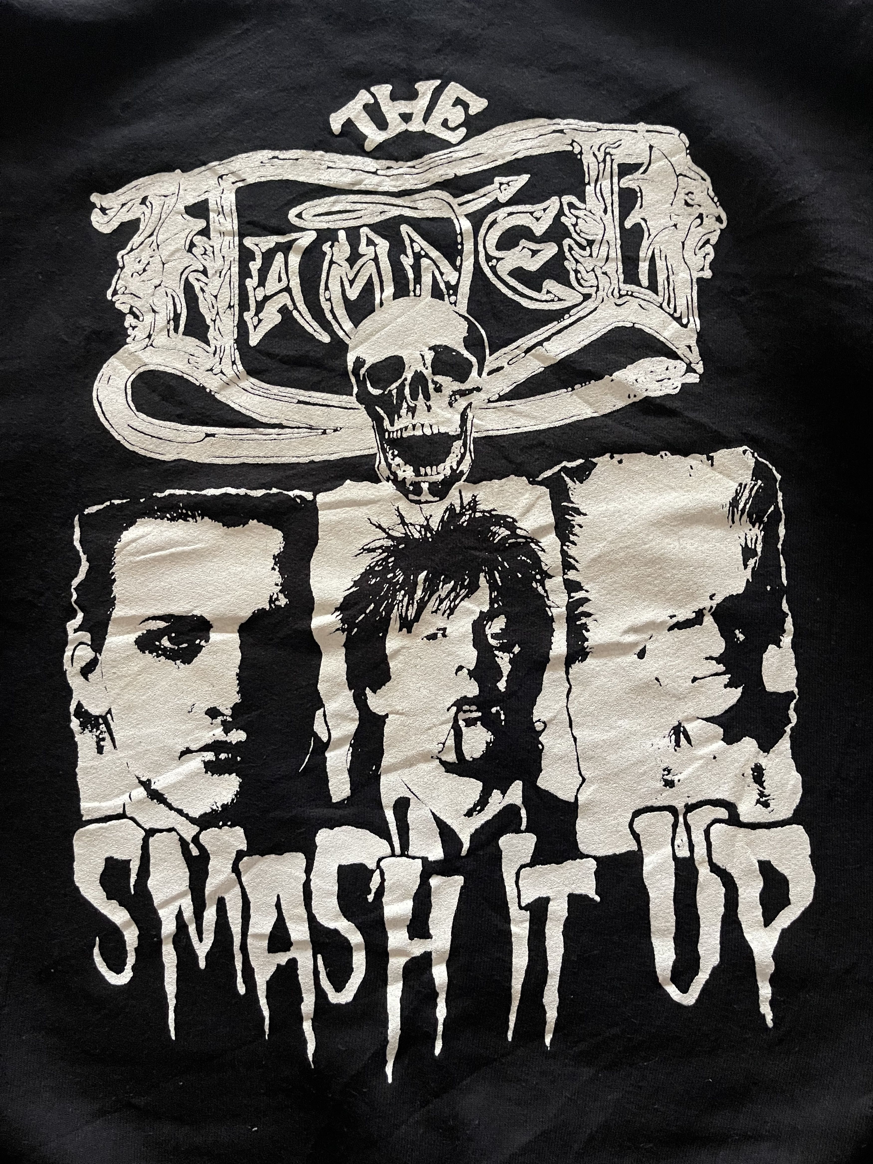 Band Tees Vtg 90s Deadstock The Damned Jumper Pullover “Smash it up” Size US L / EU 52-54 / 3 - 4 Thumbnail