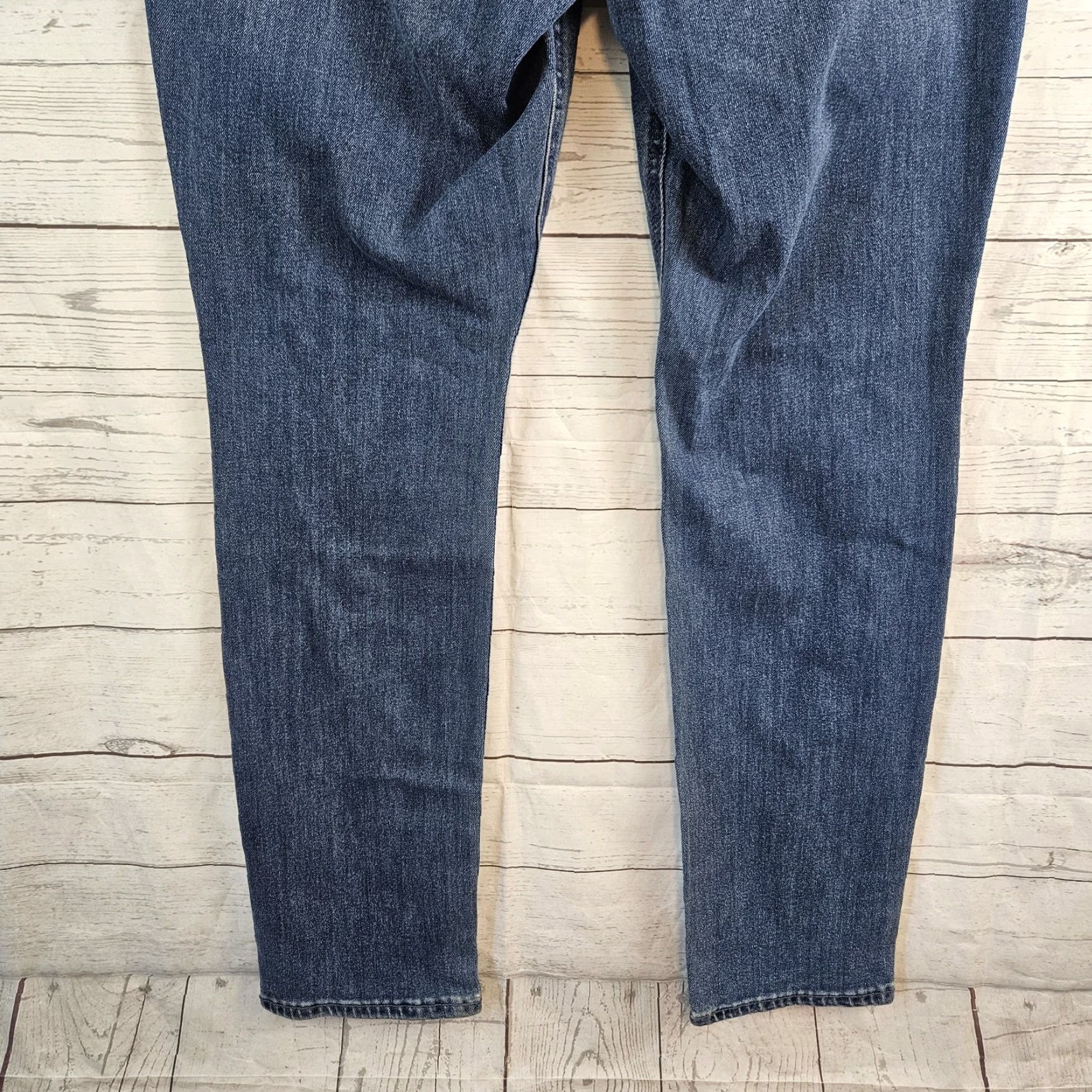Old Navy Old Navy Womens High Rise Wow Straight Jeans Sz 14 Long Blue Size 36" / US 14 / IT 50 - 5 Thumbnail