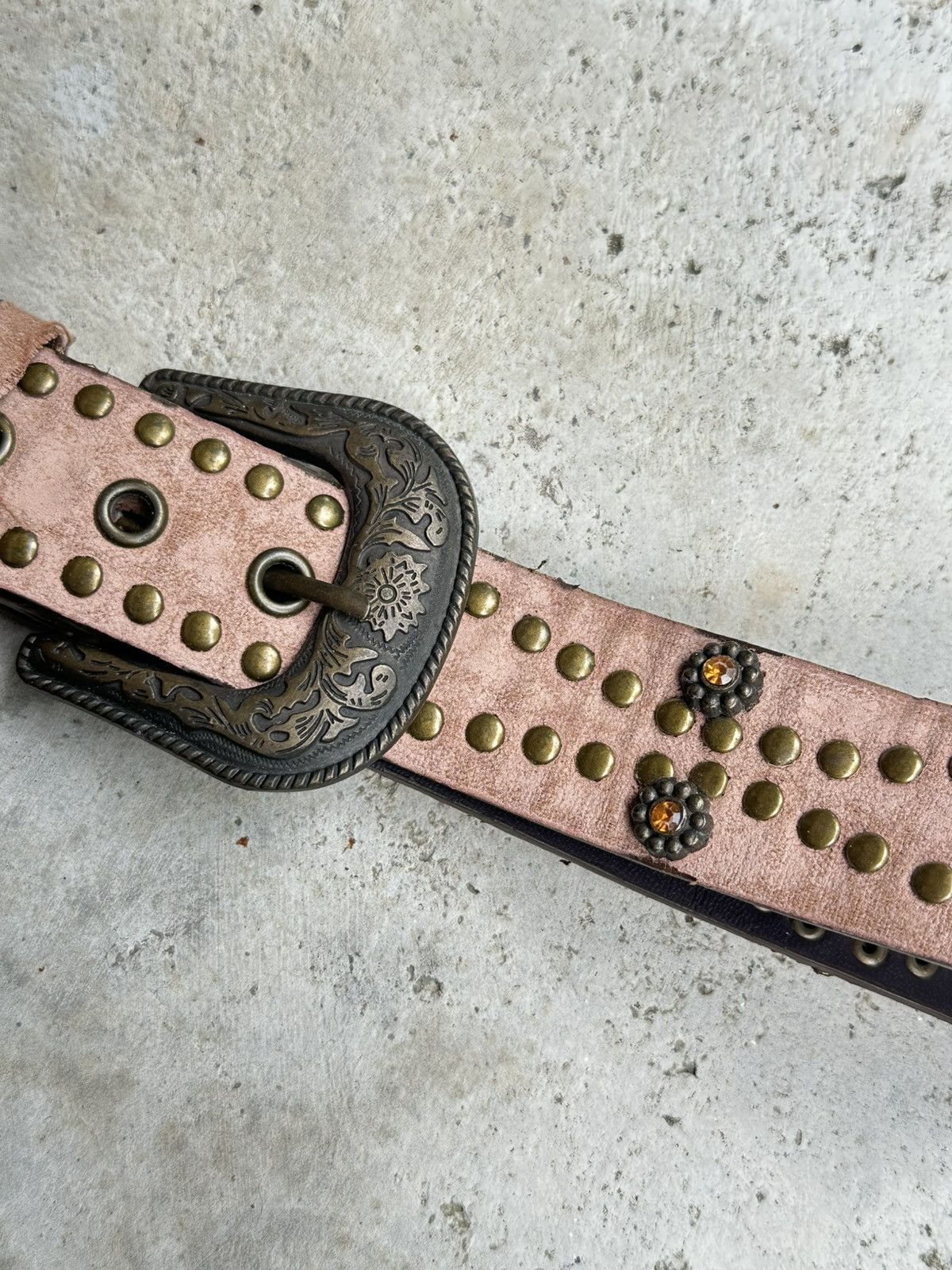 Kapital × Vintage Vintage Studded leather belt Size ONE SIZE - 6 Thumbnail