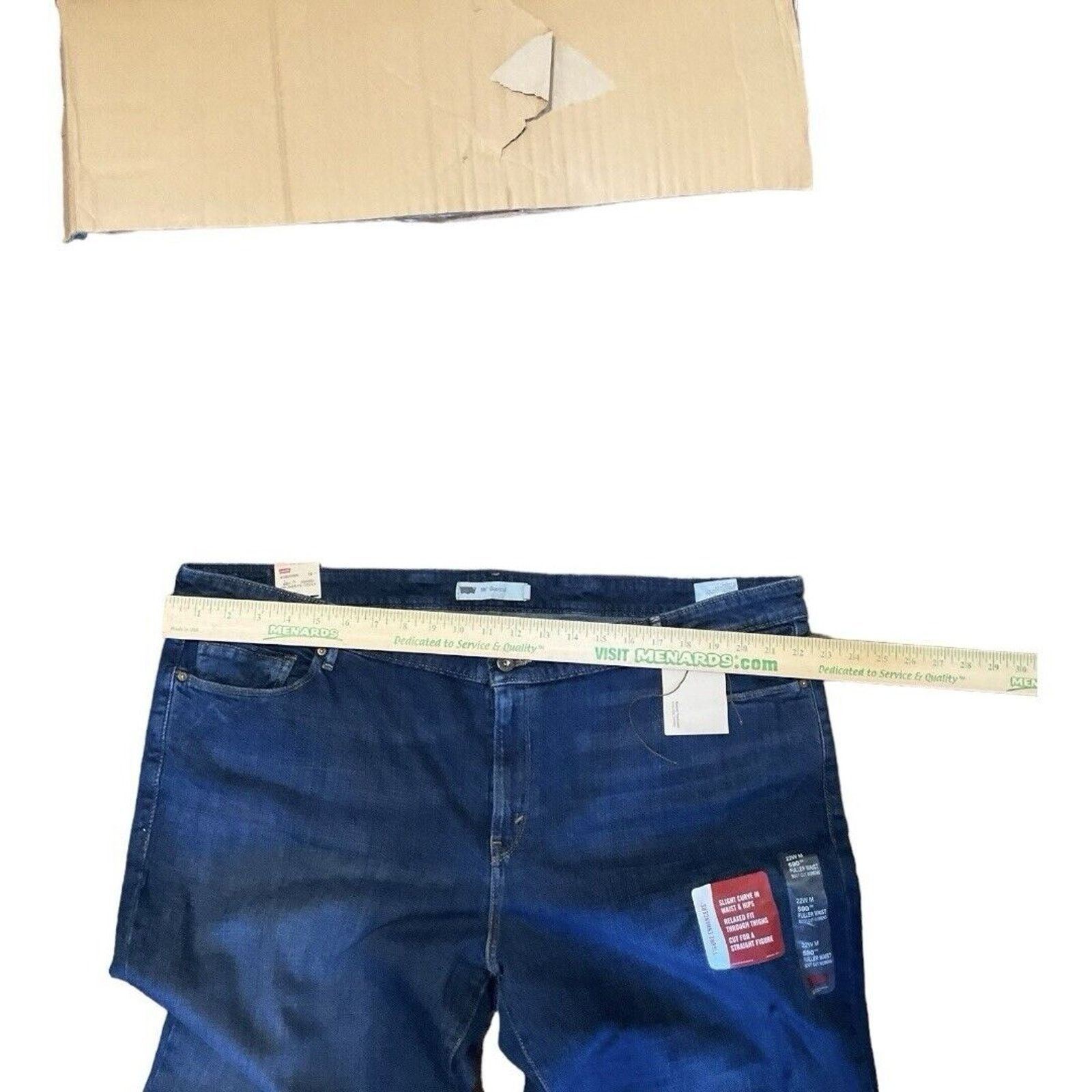 Levi's Levis 590 Fuller Waist Boot Cut Jeans NWT Size 40" / US 18 - 4 Thumbnail