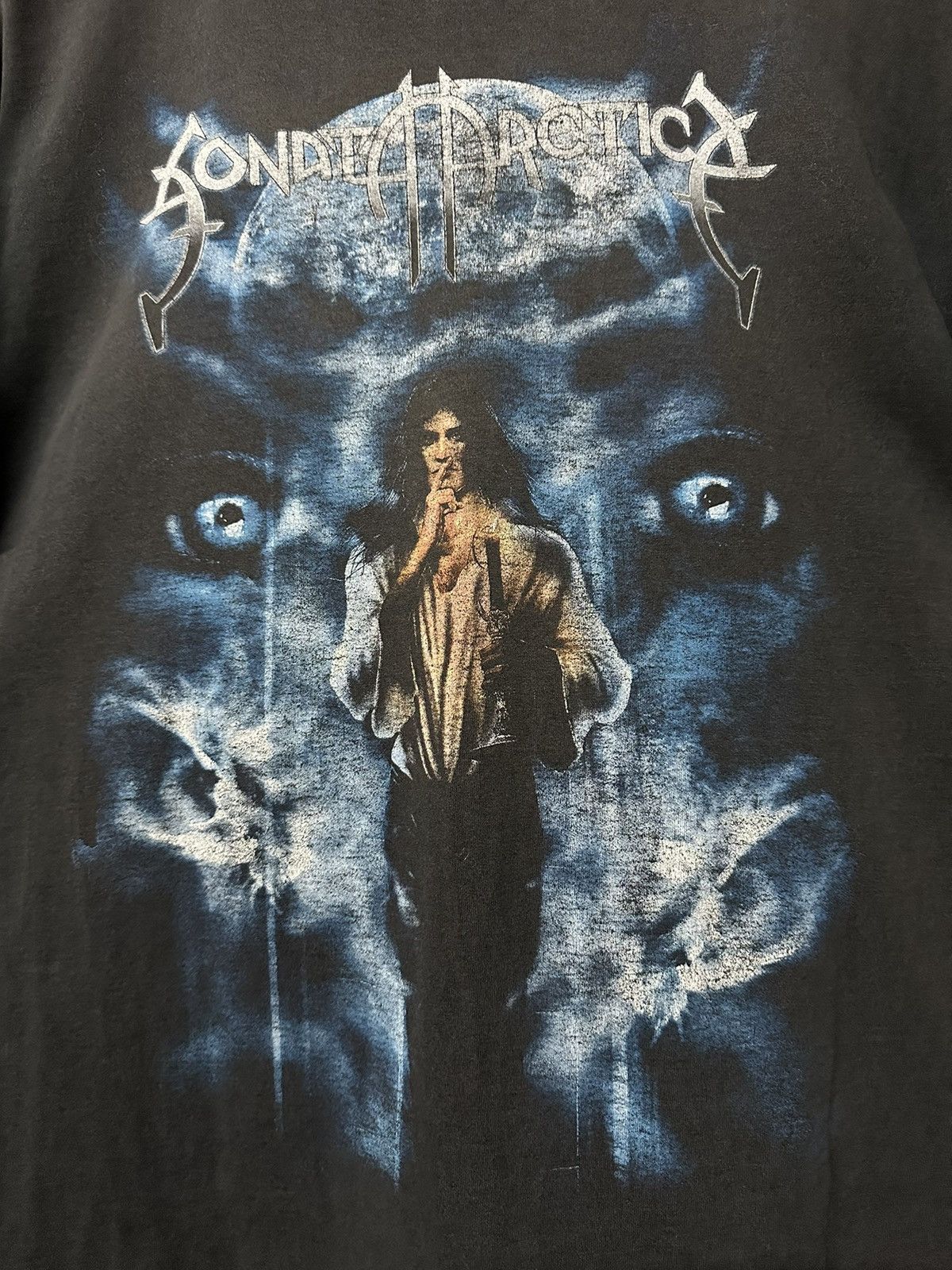 Band Tees × Vintage Vintage Metal Band Sonata Arctica Tour Japan Sun Faded Tee Size US M / EU 48-50 / 2 - 3 Thumbnail