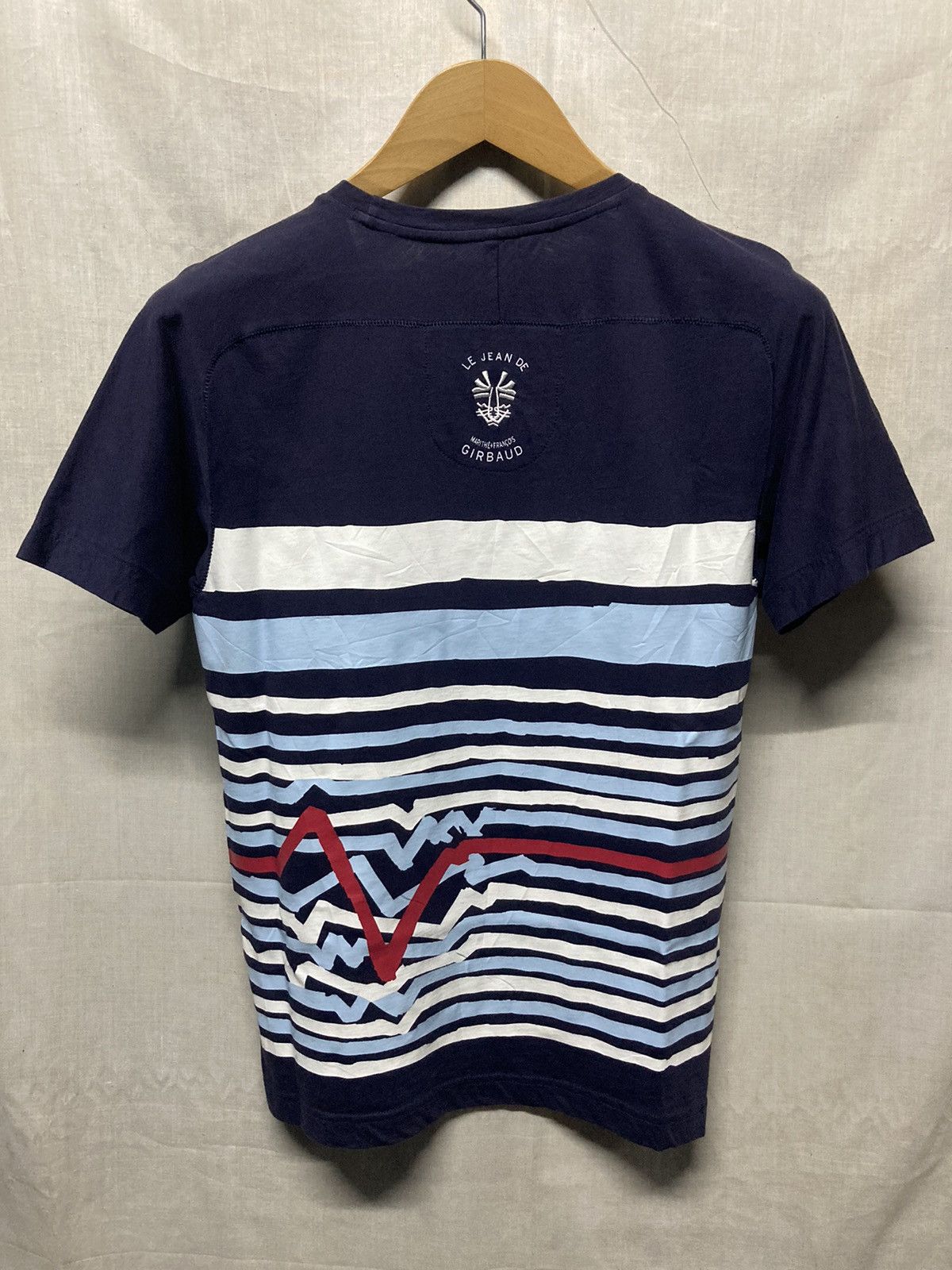 Designer × Marithe + Francois Girbaud Marithe Francois Girbaud Stripe Abstract Tee Size US S / EU 44-46 / 1 - 2 Thumbnail