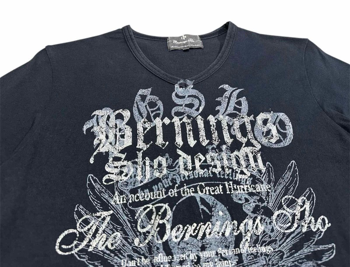 If Six Was Nine 🔥Sick Y2K Berning Sho Skull Poem Shirt Goth Punk Size US S / EU 44-46 / 1 - 3 Thumbnail