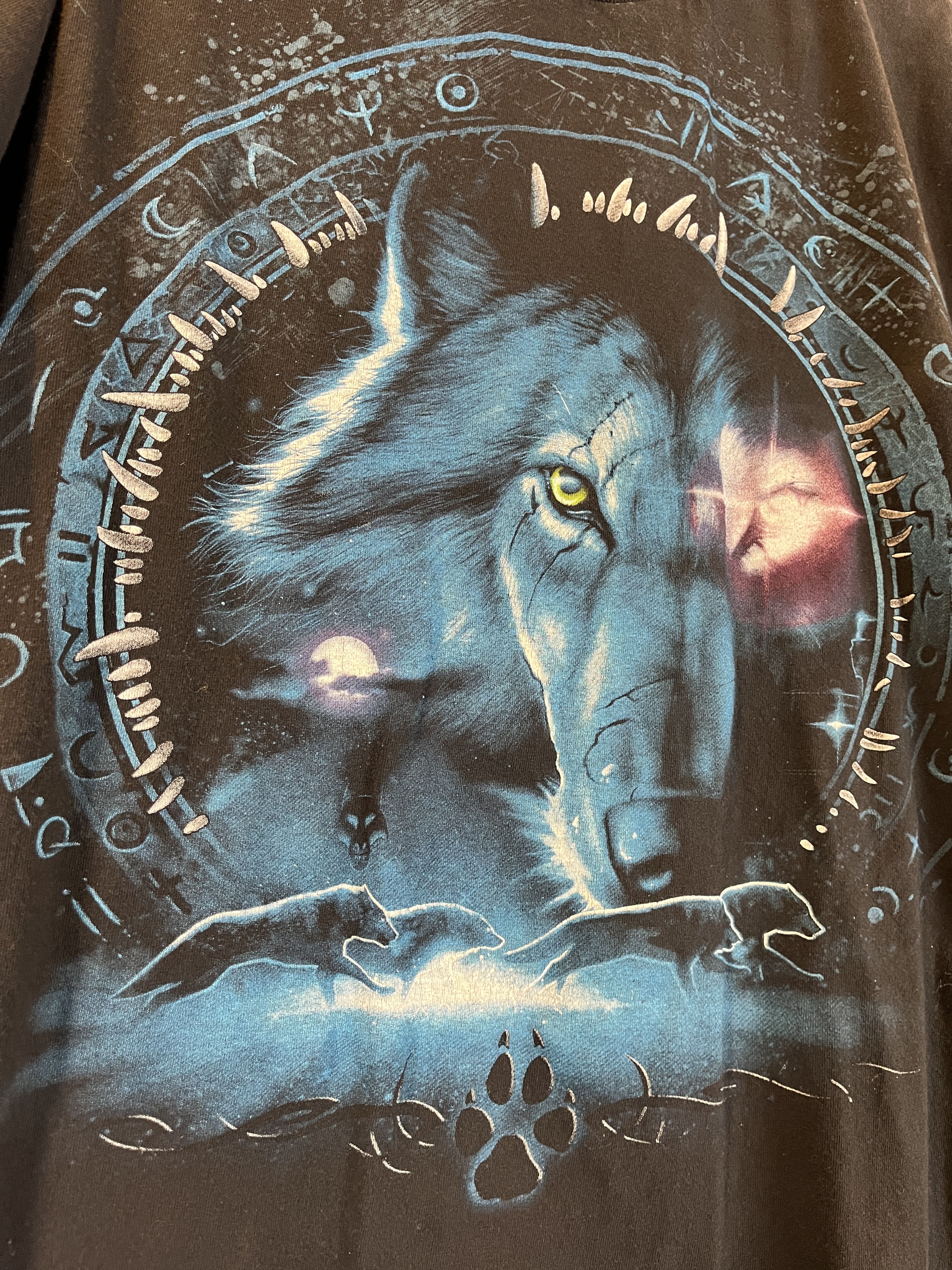 Other Vintage Y2K Wolf T-Shirt Size US S / EU 44-46 / 1 - 2 Thumbnail