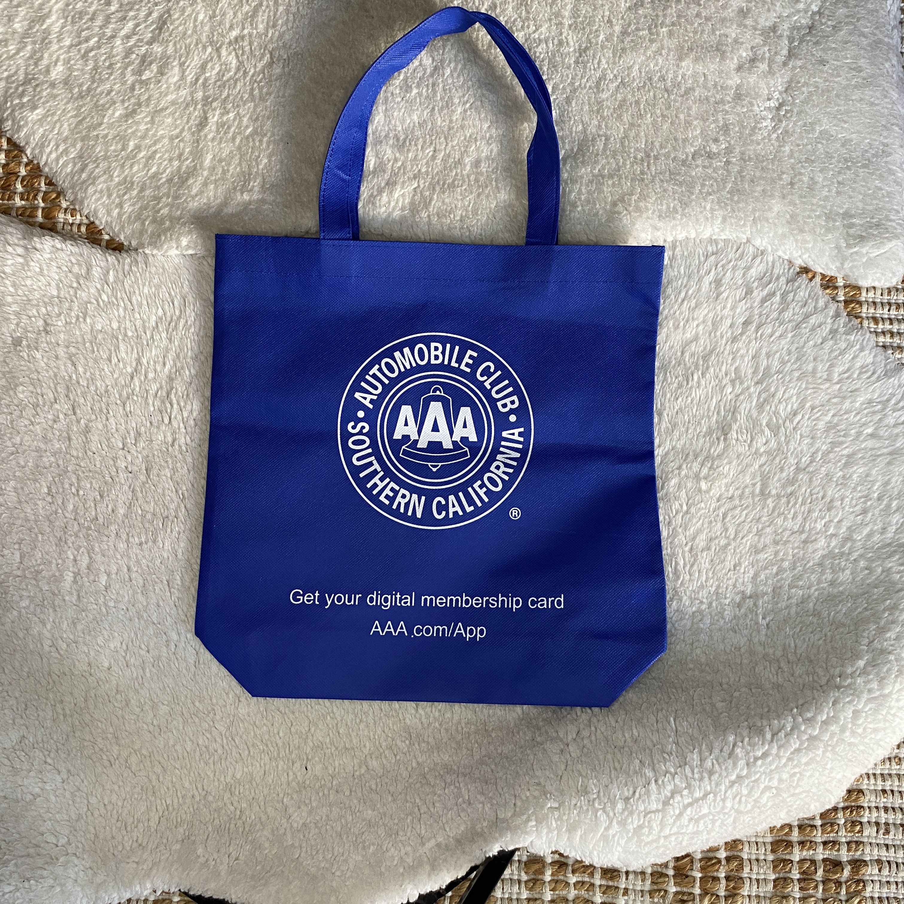 Other AAA Southern California Blue Reusable Tote Bag Size ONE SIZE - 4 Thumbnail
