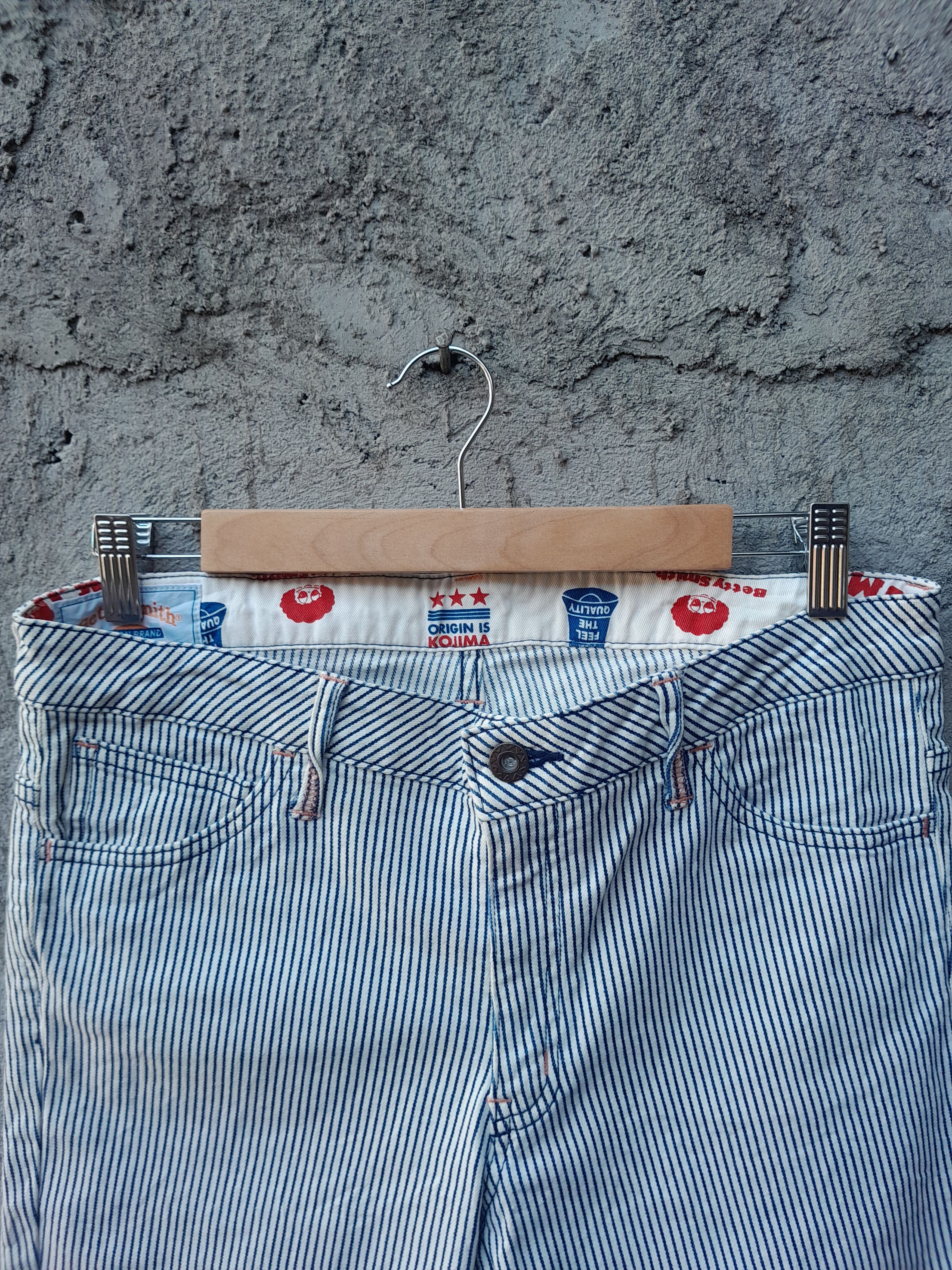Japanese Brand Betty Smith by Kojima Hickory Stripe Pant Size US 30 / EU 46 - 3 Thumbnail