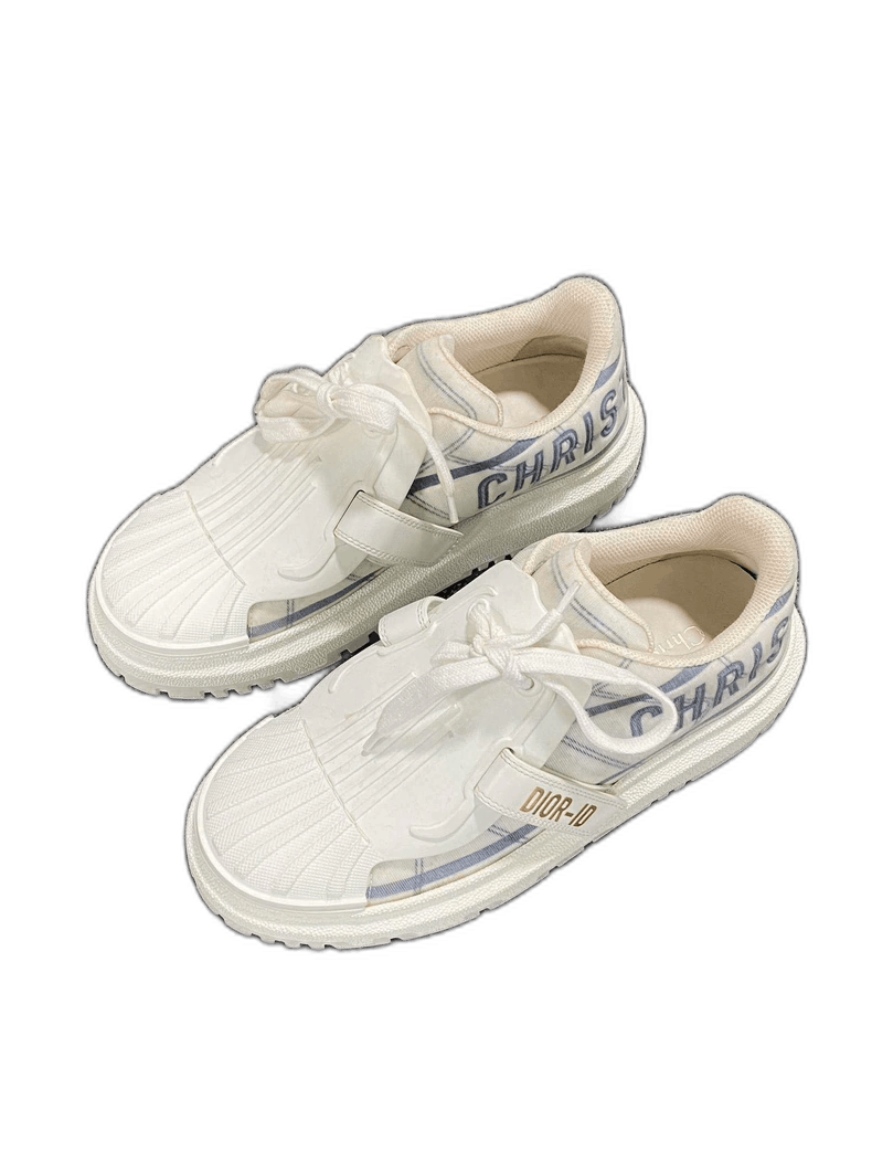 Dior Dior Velcro Sneakers with Shell Toe Design-2505 Size US 5 / IT 35 - 1 Thumbnail