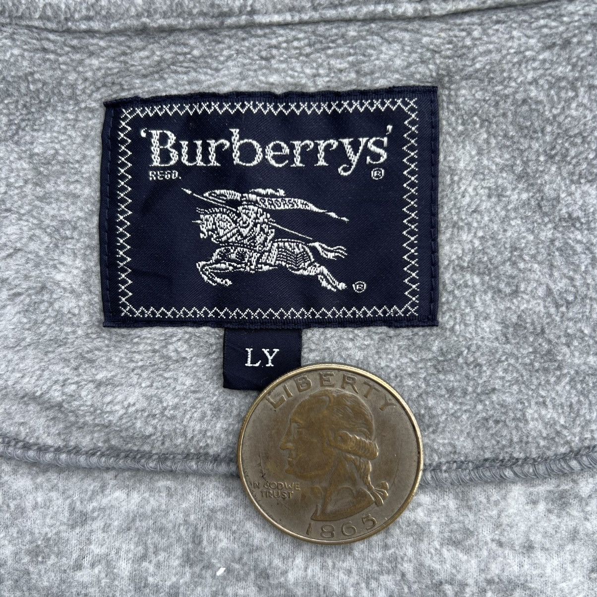 Burberry × Designer × Vintage Vintage Burberry Fleece Vest Jacket Large Youth / Men’s XXS Size US XXS / EU 40 - 4 Thumbnail