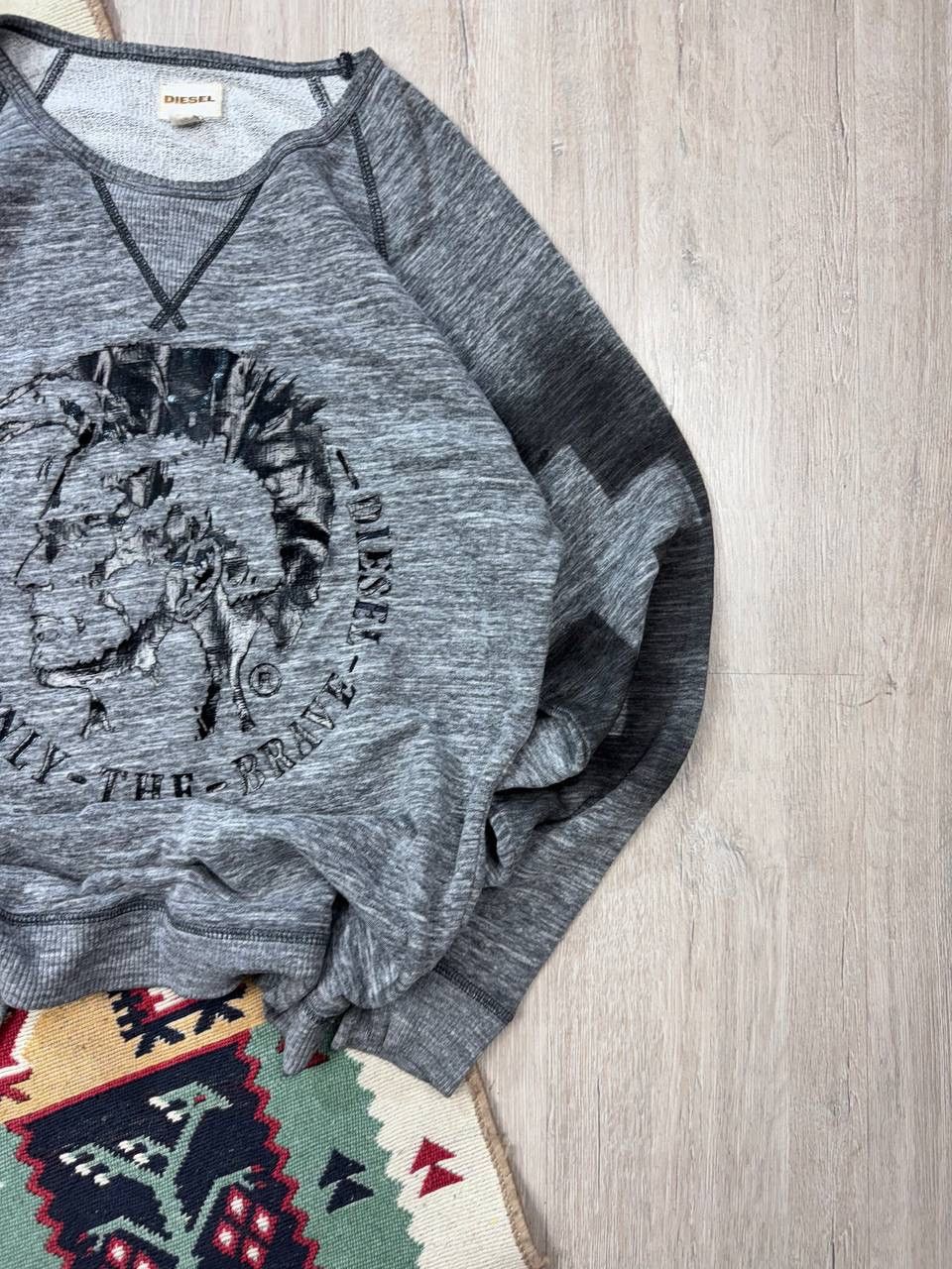 Diesel × Vintage Vintage Diesel Y2K Custom Sweatshirt Size US S / EU 44-46 / 1 - 4 Thumbnail