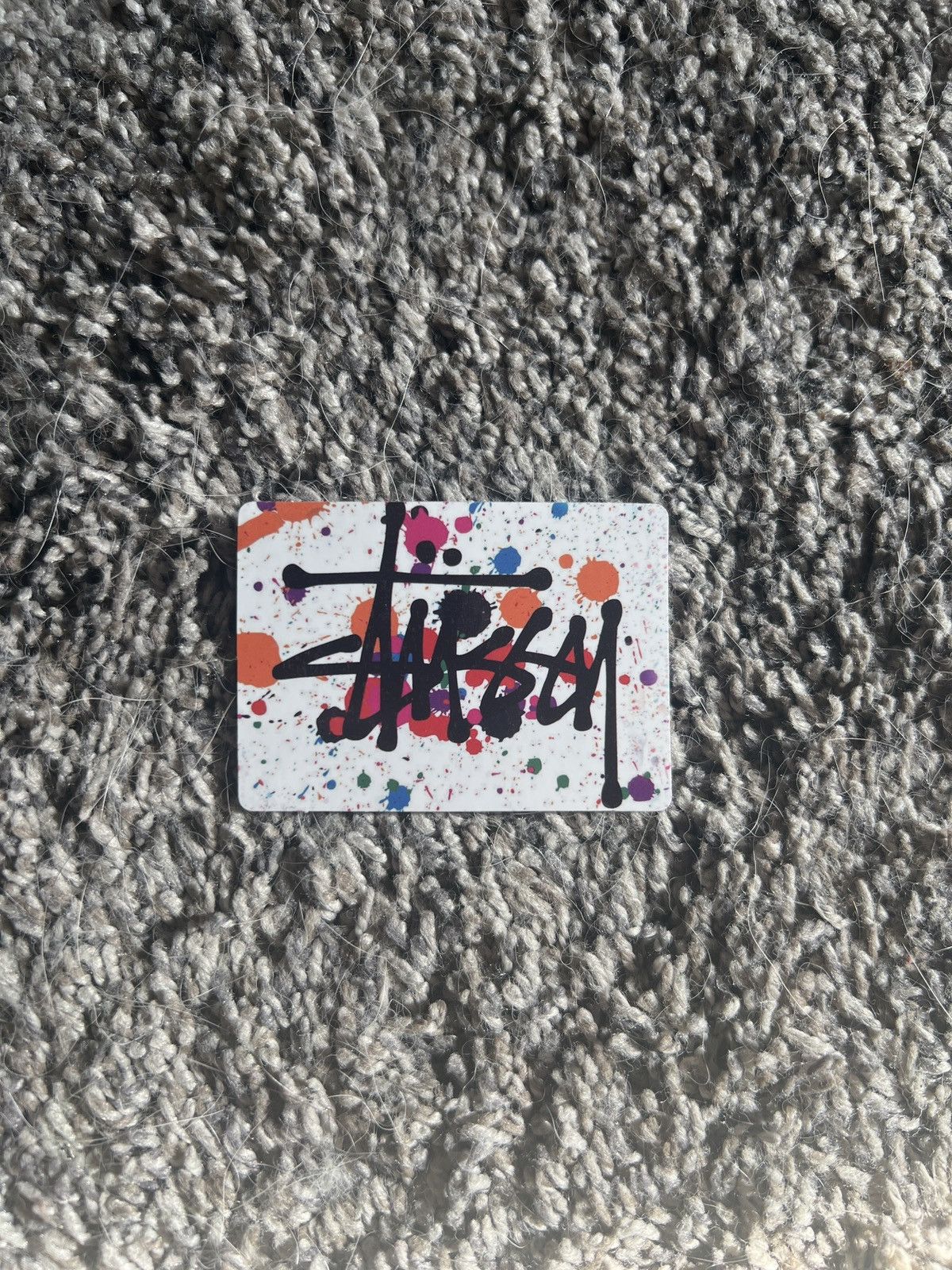 Stussy Stüssy Paint Splatter Sticker Size ONE SIZE - 1 Thumbnail