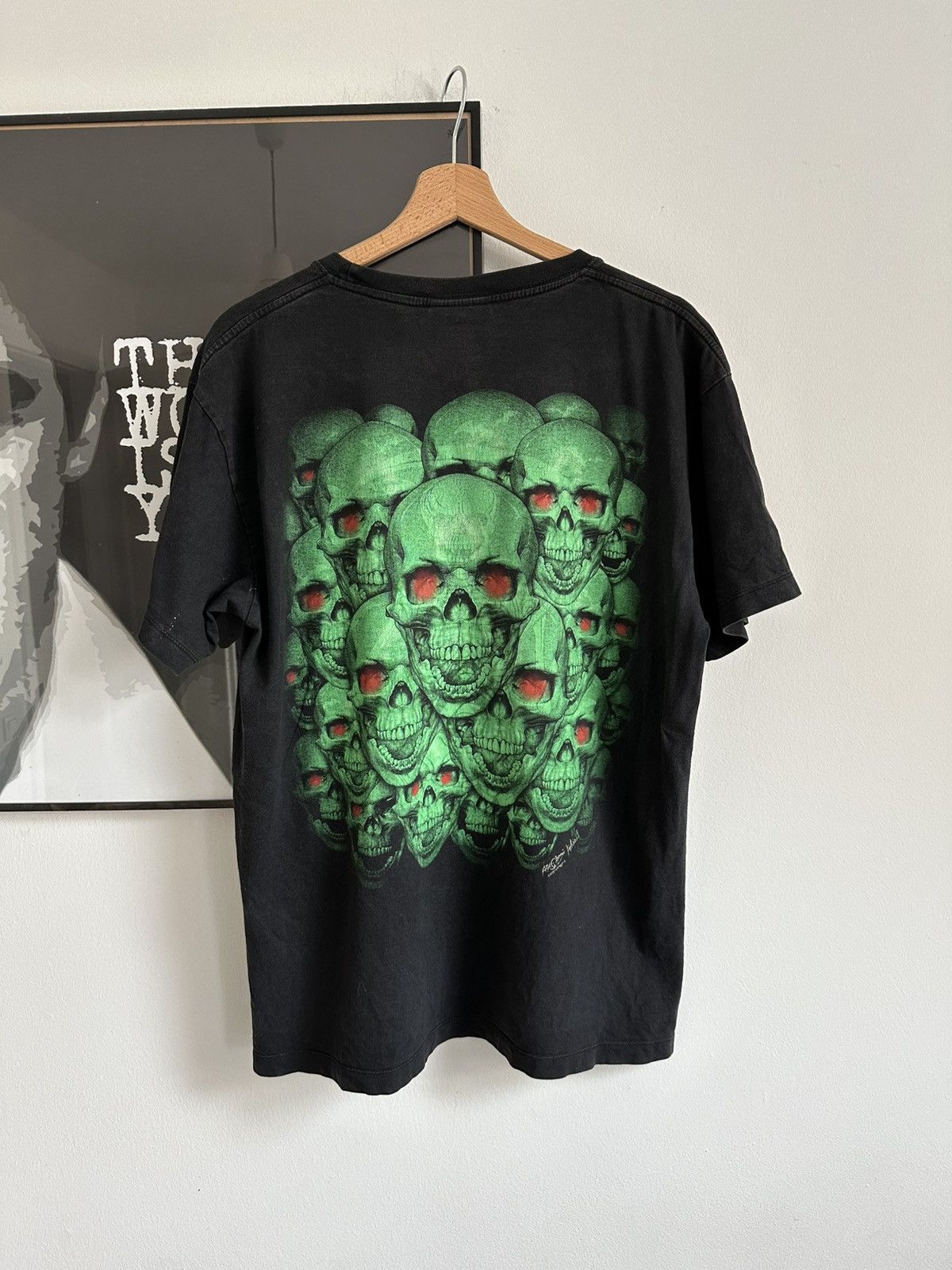 Rap Tees × Vintage Vintage Bootleg Public Enemy Skull Full Print Tees Size US L / EU 52-54 / 3 - 2 Thumbnail