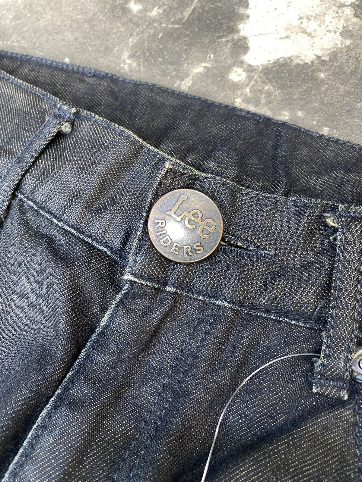 Lee Vintage Lee Rider Zipper Buckle Black Sun Faded Denim Size US 30 / EU 46 - 5 Thumbnail