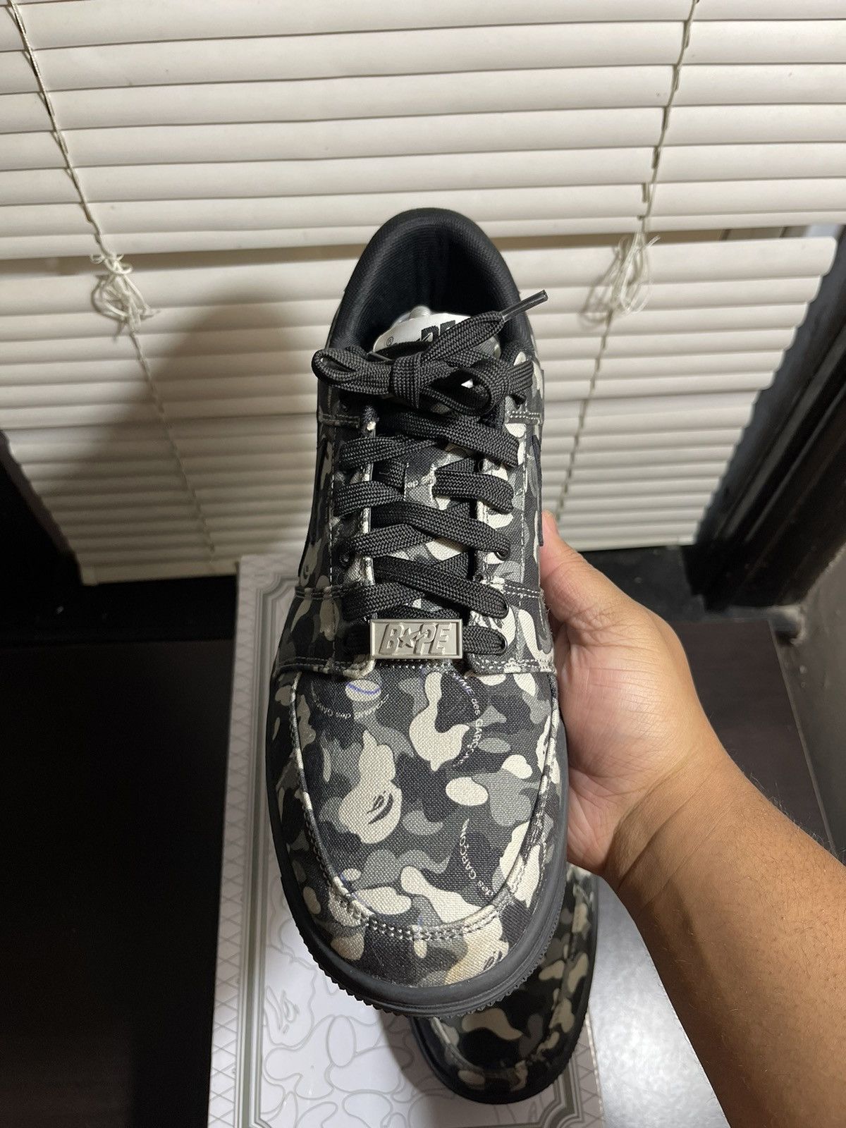 Bape × Comme des Garcons Bapesta Low Comme Des Garcons Size US 11 / EU 44 - 10 Thumbnail