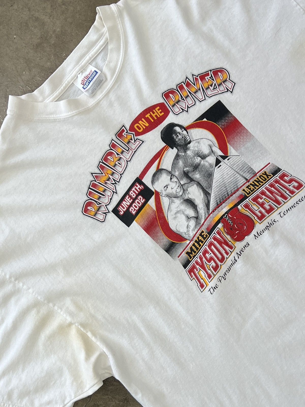 Vintage Vintage 2002 Mike Tyson Lennox Lewis Rumble on the River XXL Size US XXL / EU 58 / 5 - 1 Thumbnail