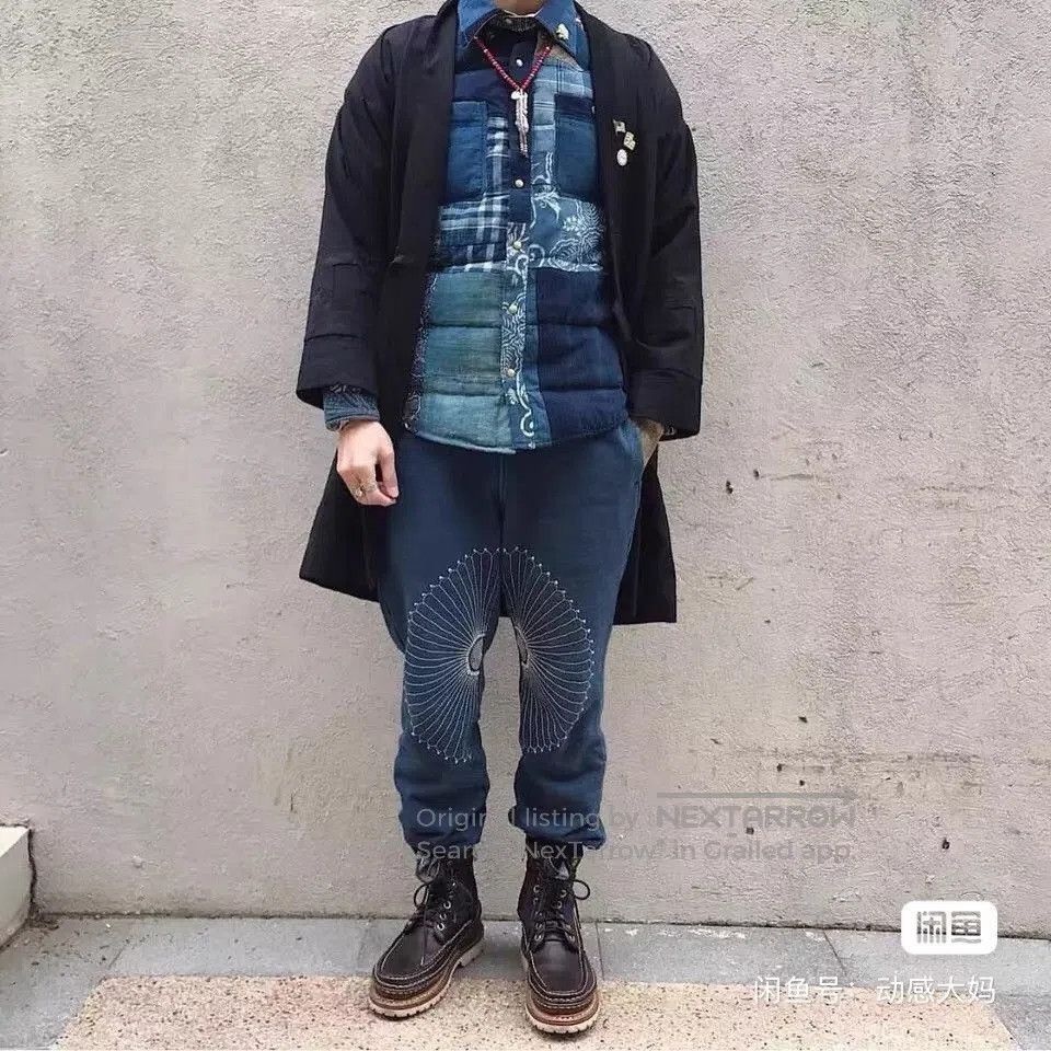 Kapital kapital vintage indigo casual pants. Size US 30 / EU 46 - 4 Thumbnail