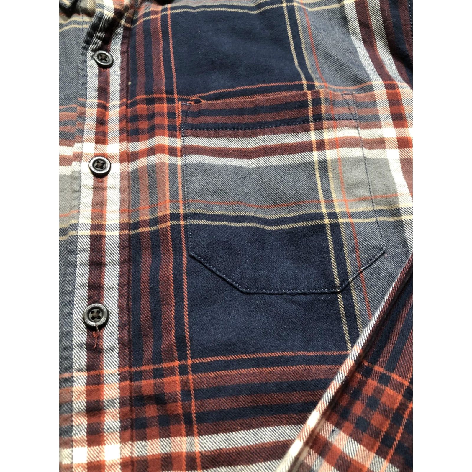 Eddie Bauer Eddie Bauer Shirt Mens Large Blue Gray Plaid Flannel Slim Fit Button Down Pocket Size US L / EU 52-54 / 3 - 6 Thumbnail