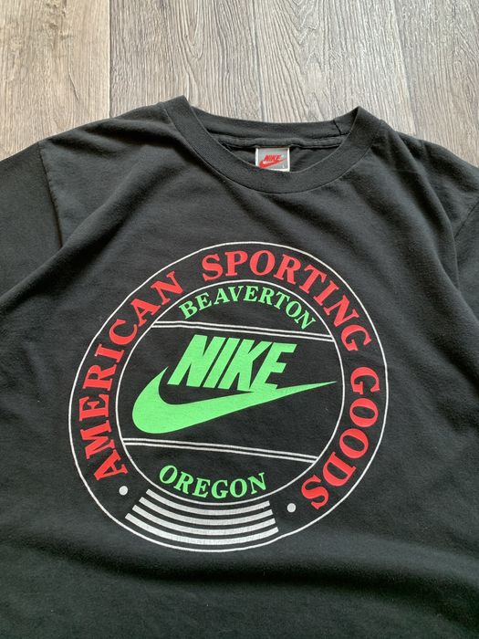 Nike NIKE OREGON BEVERTON SINGLE STITCH VINTAGE SWOOSH TEE 90’S | Grailed