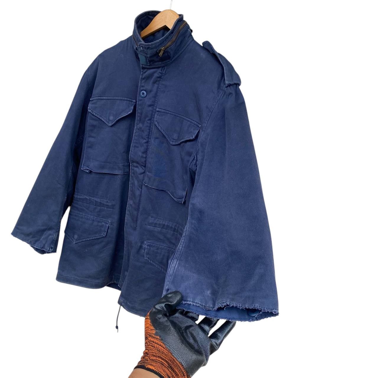 Alpha Industries Vintage 80s Alpha Industries Navy M-65 Field Jacket Scovill Size US S / EU 44-46 / 1 - 5 Thumbnail