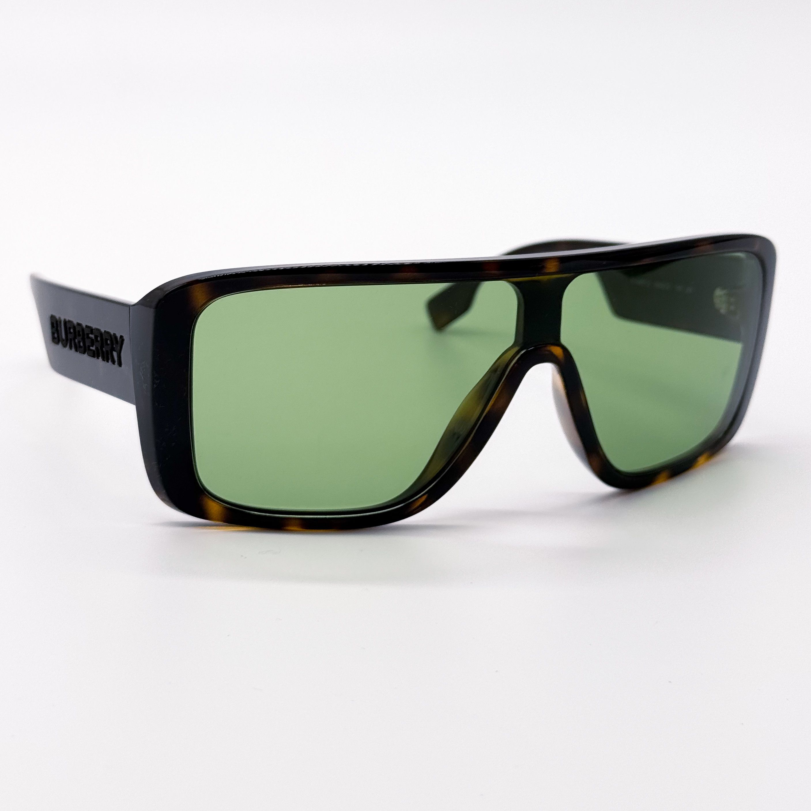 Burberry NEW BURBERRY BE4401U 3002/2 DARK HAVANA/GREEN MEN SUNGLASSES Size ONE SIZE - 4 Thumbnail