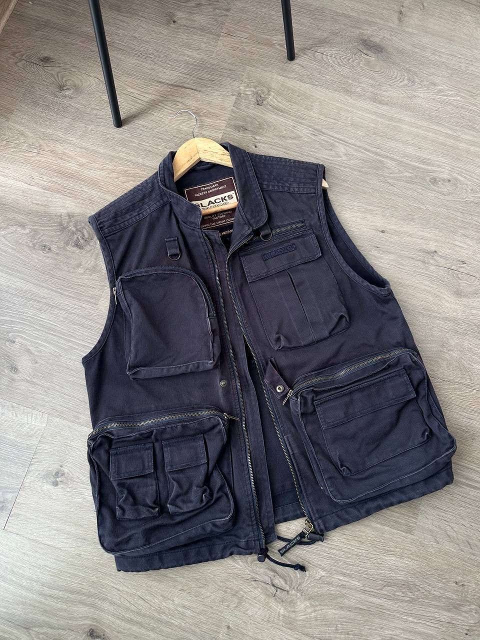 Japanese Brand × Vintage Vintage Japanese Slacks Distributed Faded West Pocket Jacket Size US M / EU 48-50 / 2 - 6 Thumbnail