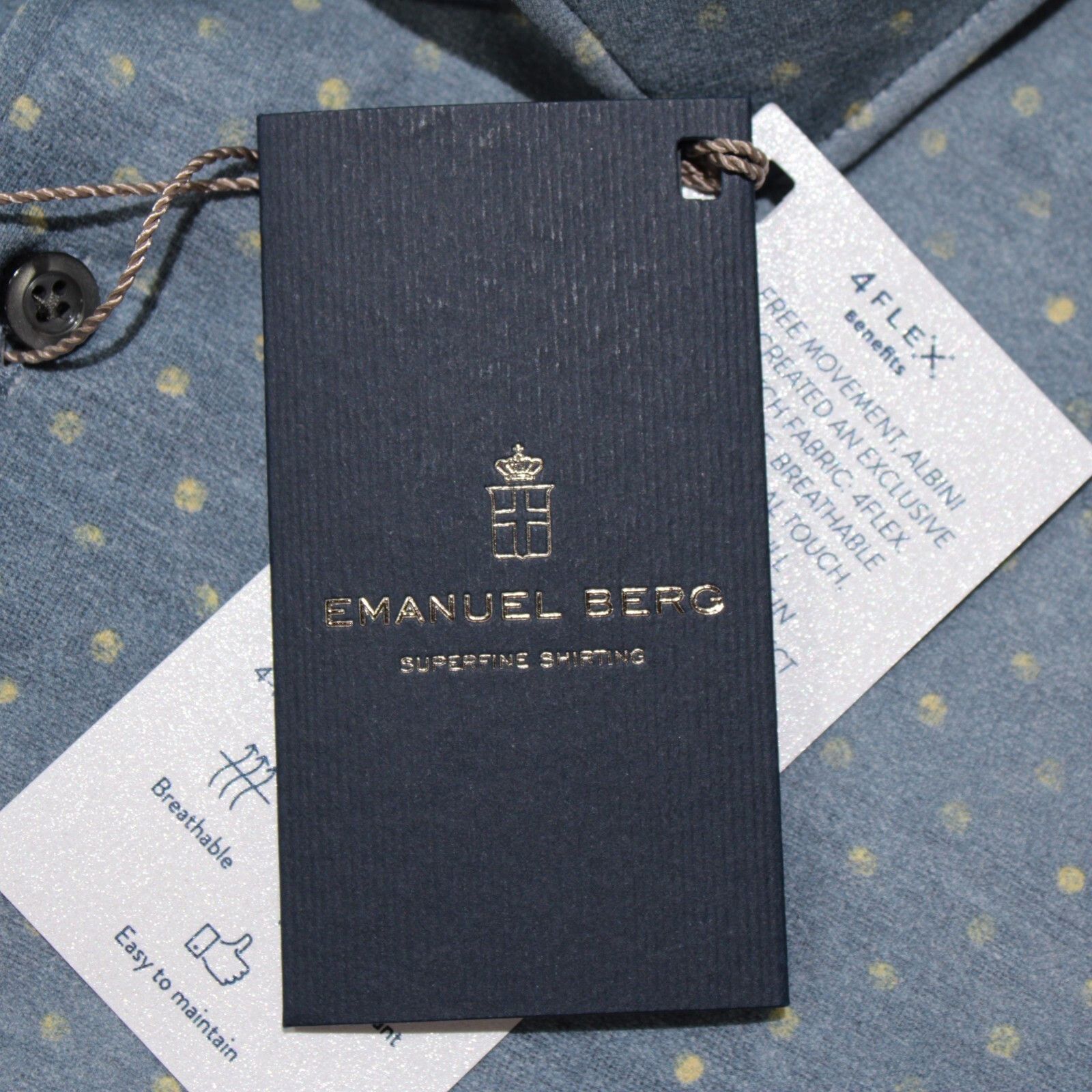 Other Emanuel Berg New with tags Shirt Size L US In Blue Size US L / EU 52-54 / 3 - 2 Thumbnail