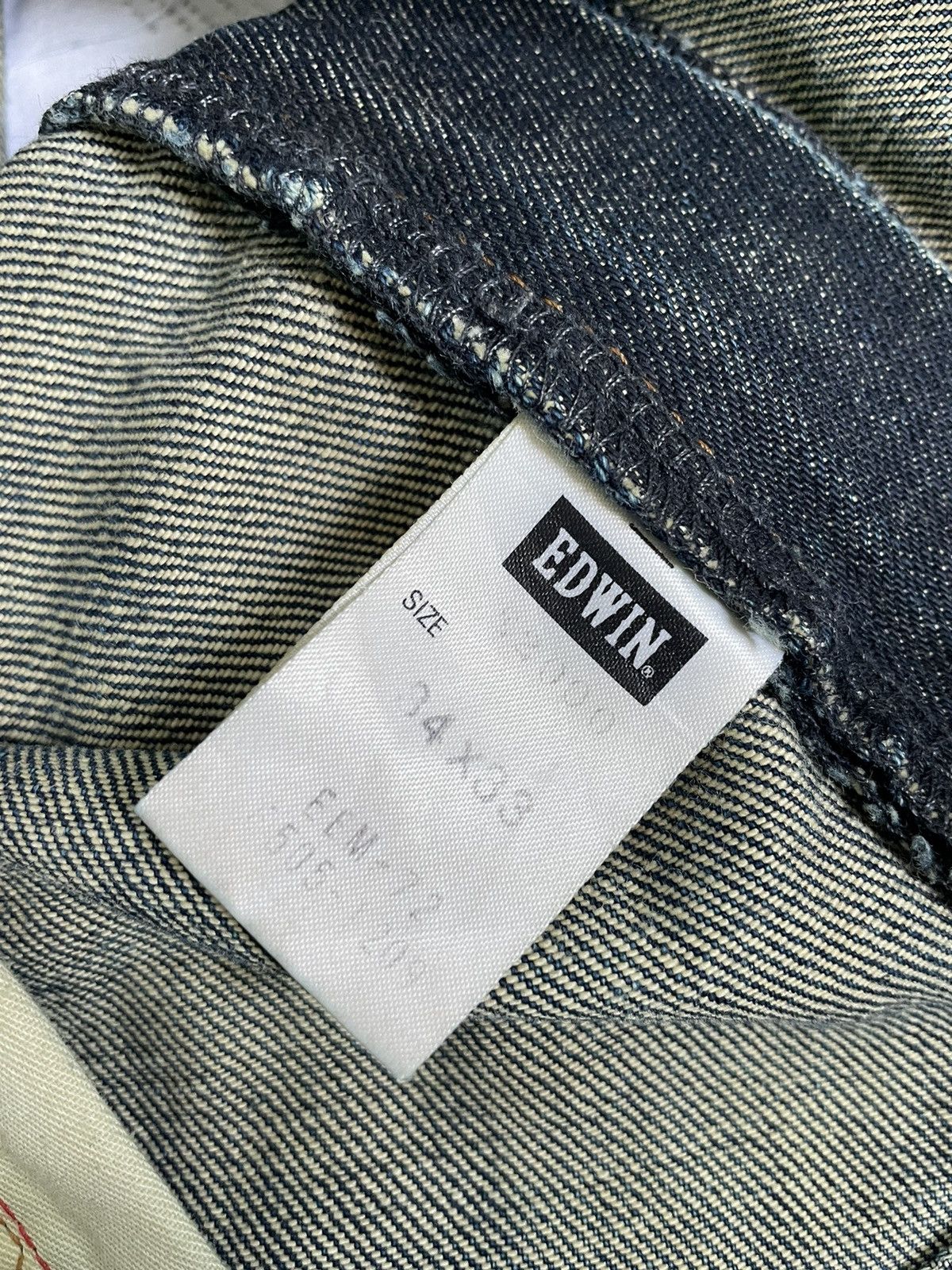 Edwin Vintage Edwin E Function Curved Leg Faded Distressed Pants Size US 33 - 9 Thumbnail