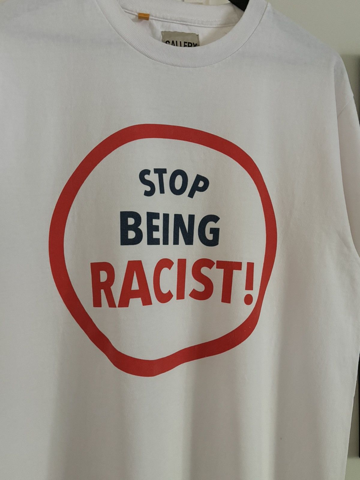 Gallery Dept. STOP BEING RACIST LOGO TEE Size US M / EU 48-50 / 2 - 2 Thumbnail