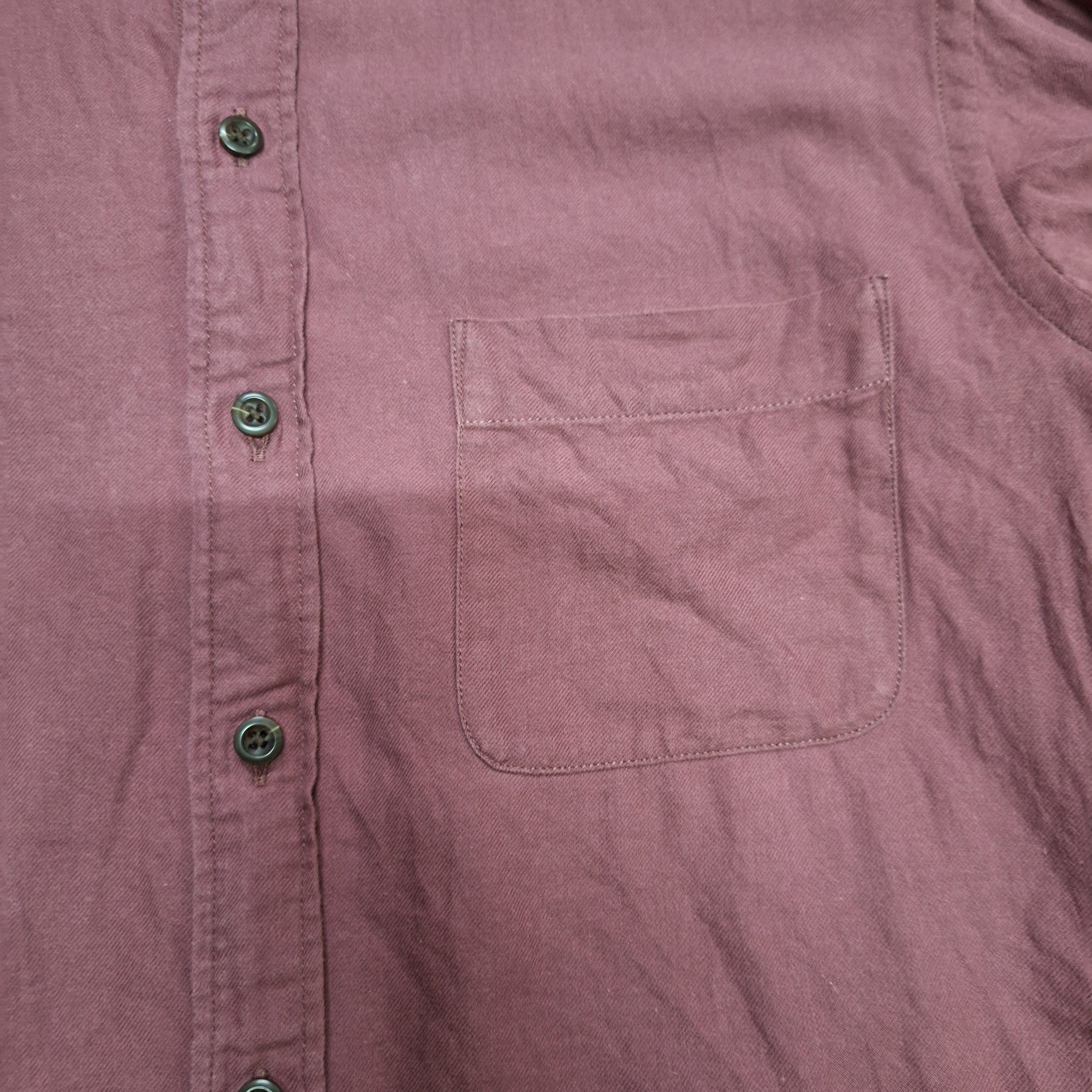 Japanese Brand Uniqlo Mandarin Collar Button Shirt Size US M / EU 48-50 / 2 - 2 Thumbnail