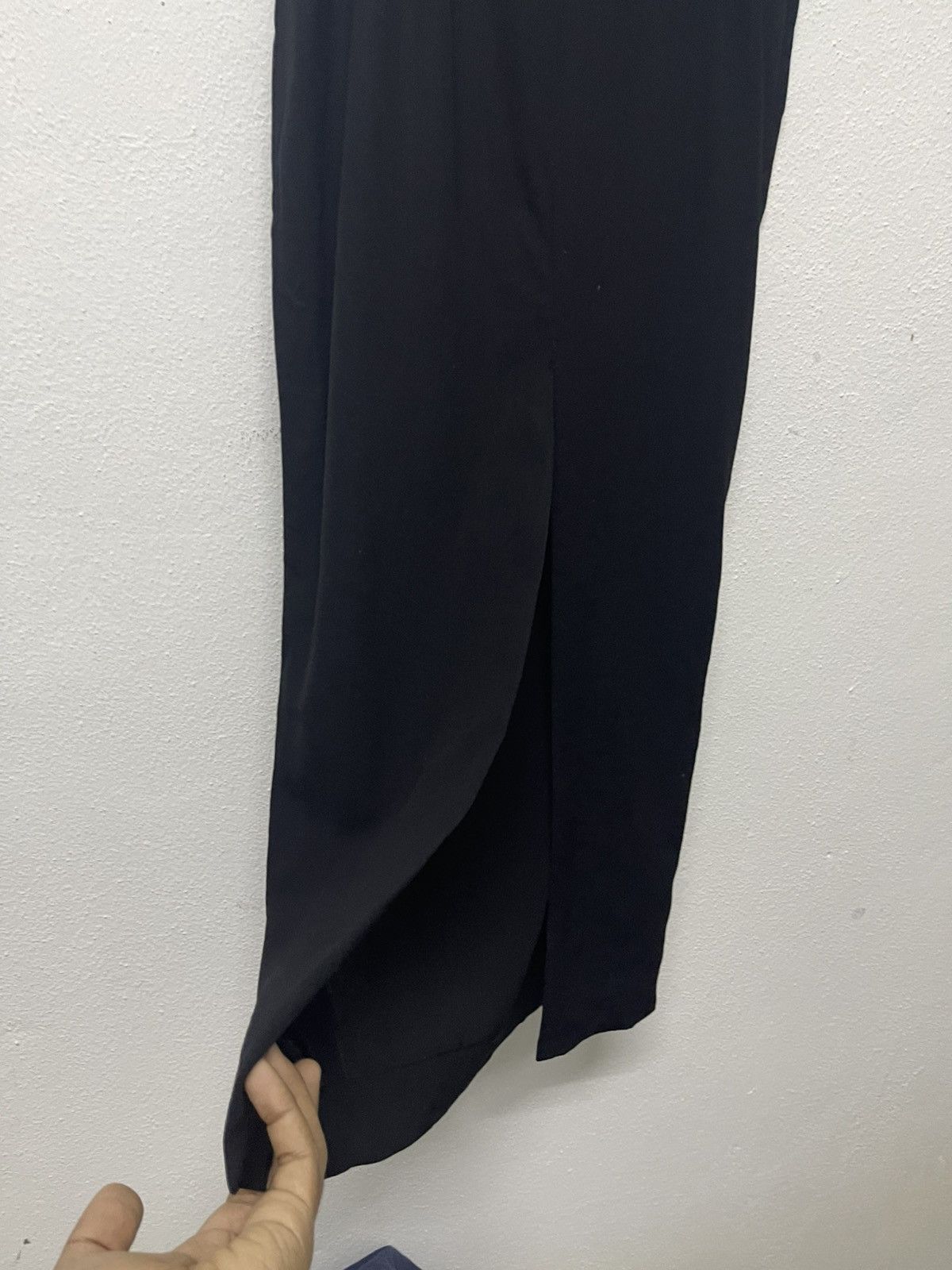 Moschino 90s MOSCHINO WOOL MAXI SKIRT RARE SLIMFIT Size 23" - 7 Thumbnail