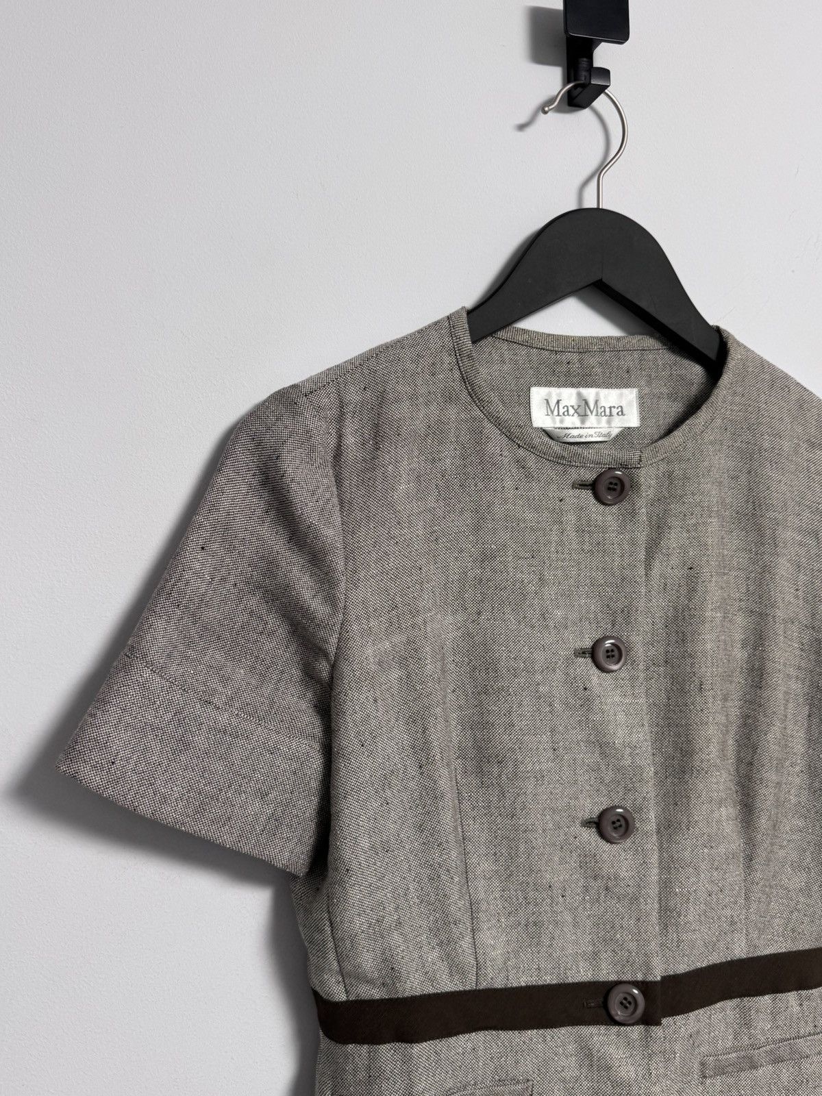 Max Mara Max Mara cropped blazer jacket Size S / US 4 / IT 40 - 4 Thumbnail