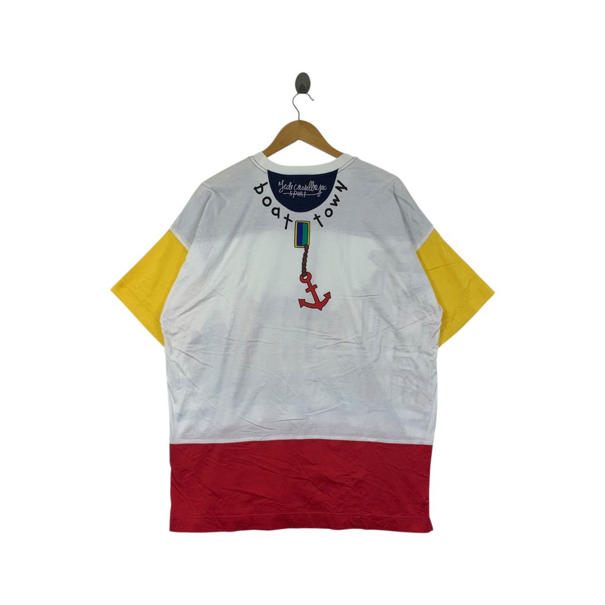 Jean Charles De Castelbajac Vintage JEAN CHARLES DE CASTELBAJAC Boat Town Tee Shirt Size XXS / US 00 / IT 34 - 4 Thumbnail