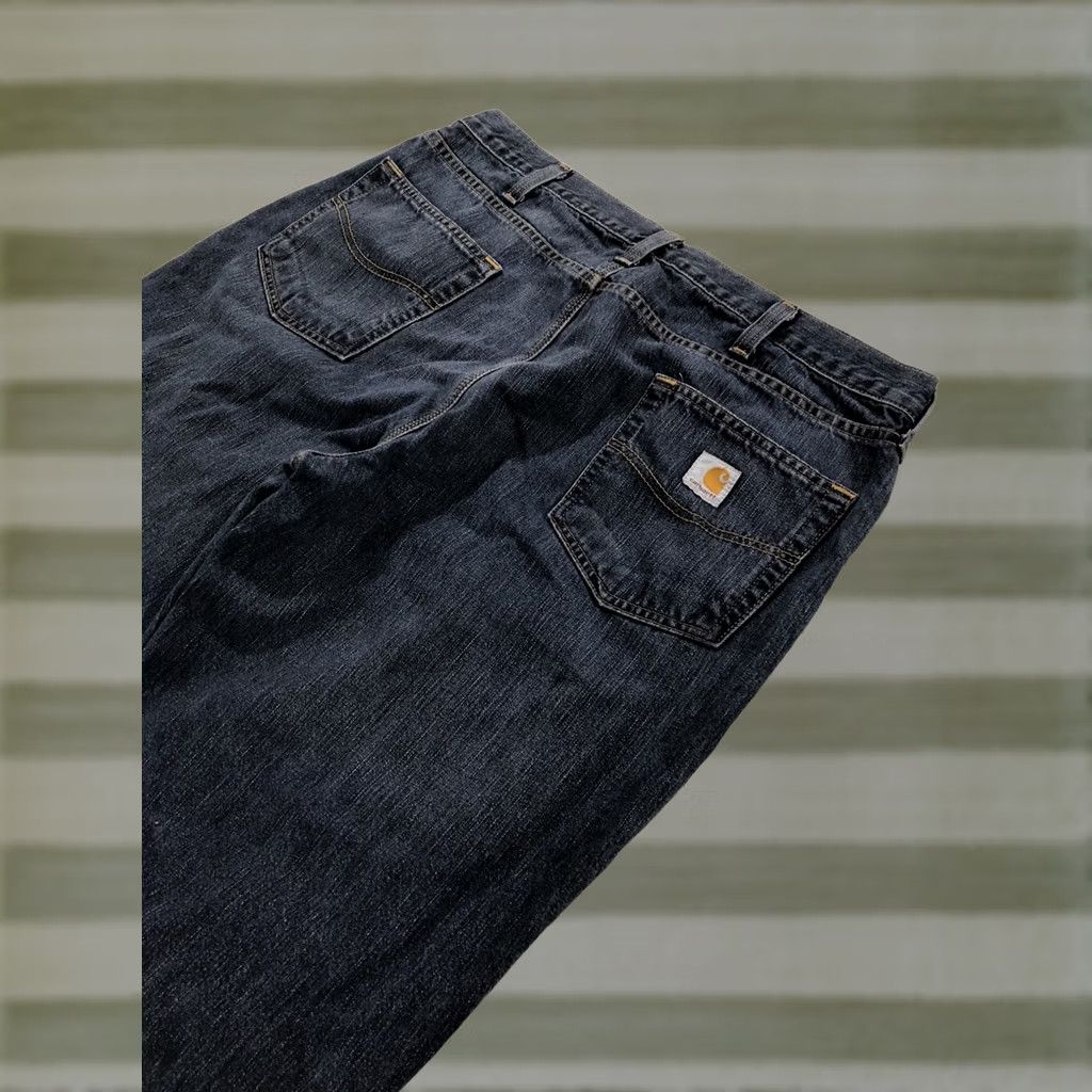 Carhartt CARHARTT Relaxed Fit Straight Leg Jeans Mens 40x31 Medium Wash Blue 100% Cotton Size US 40 / EU 56 - 1 Thumbnail