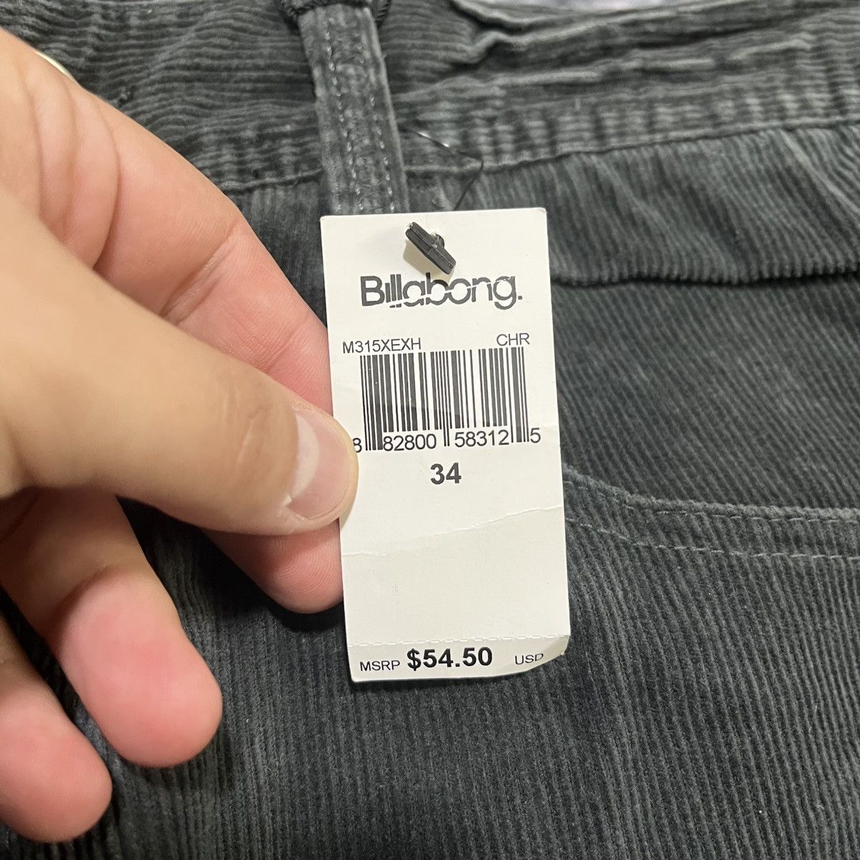 Billabong Vintage Y2K Billabong Corduroy Baggy Wide Leg Skater Jeans Size US 34 / EU 50 - 6 Thumbnail