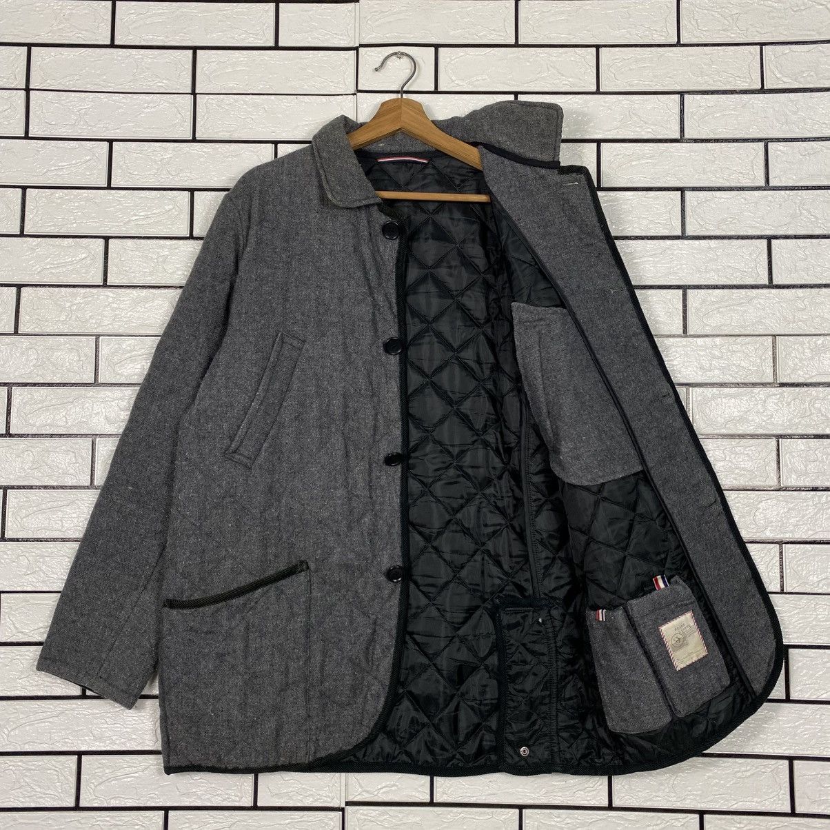 Japanese Brand Quilted Button Jacket Beams Japan Issey Miyake Size US XL / EU 56 / 4 - 13 Thumbnail