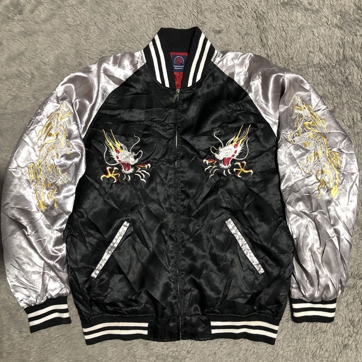 Japanese Brand SUKAJAN TRADITIONAL JAPANESE JACKET JAPAN YOKOSUKA Size US L / EU 52-54 / 3 - 8 Thumbnail