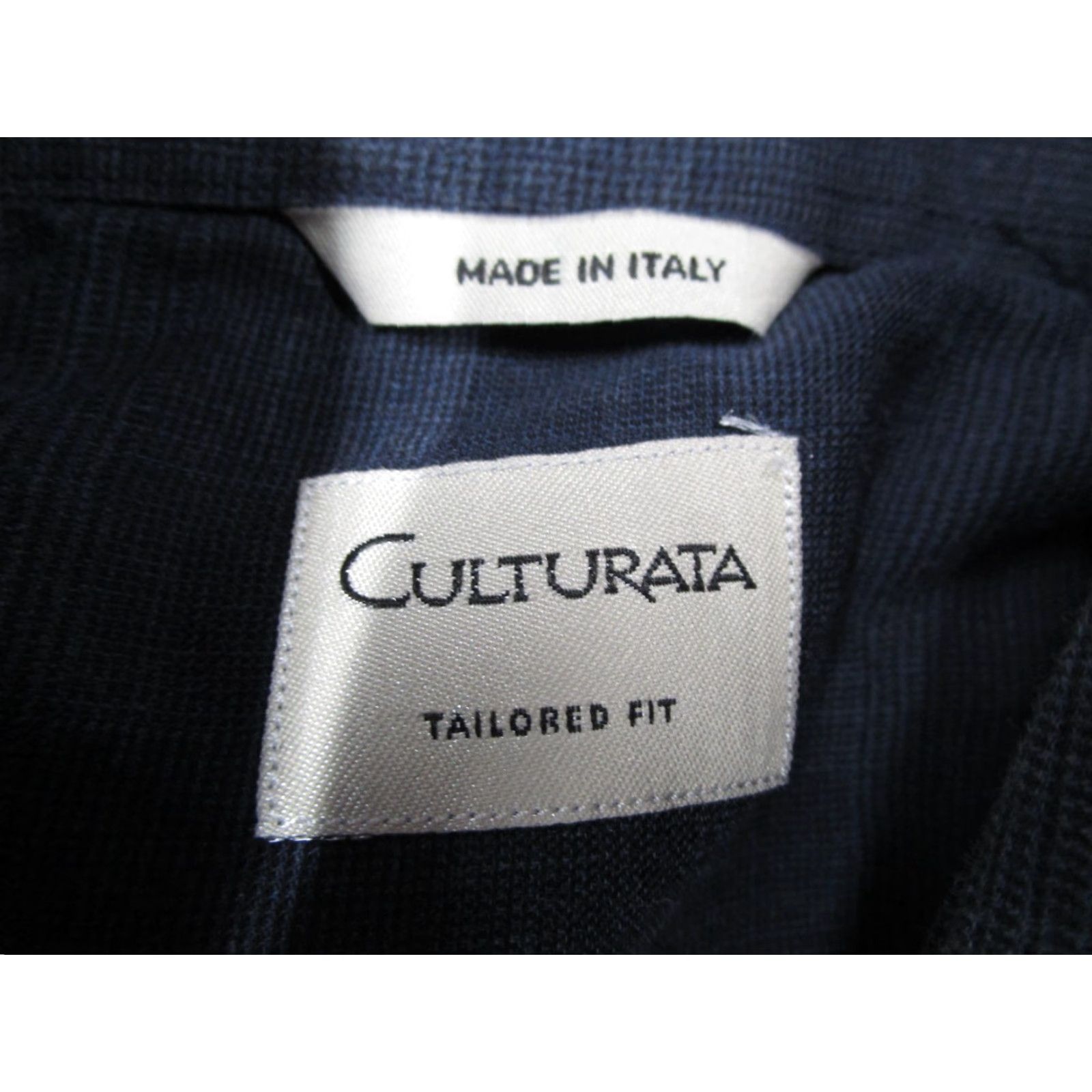 Vintage Culturata Shirt Mens Medium Long Sleeve Tailored Fit Made in Italy Button Down Size US M / EU 48-50 / 2 - 3 Thumbnail
