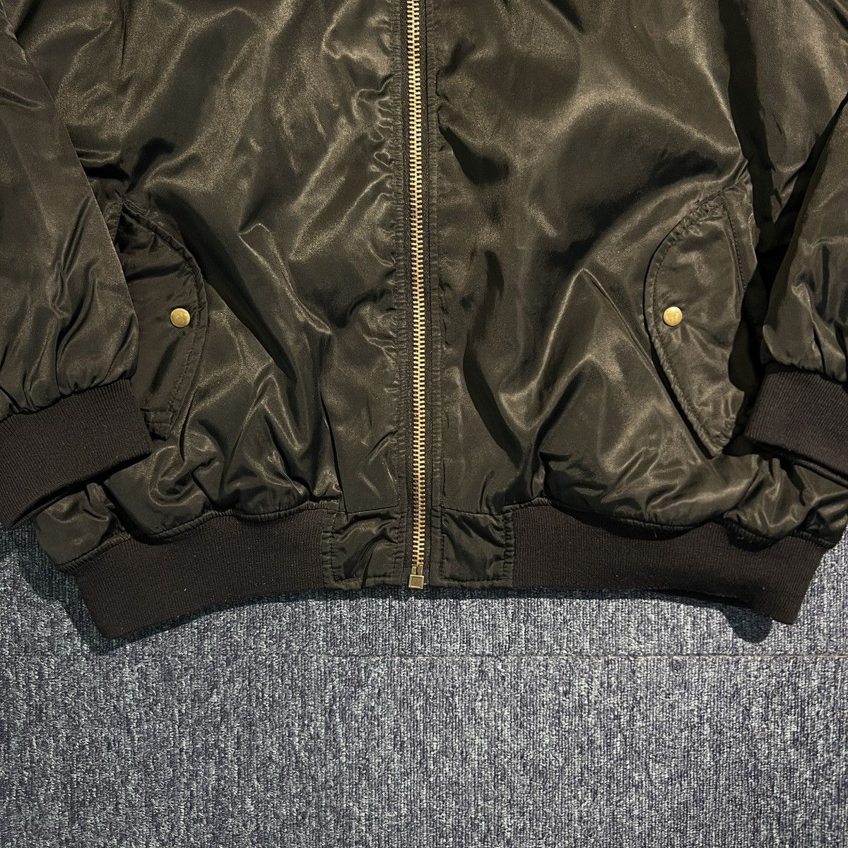 Vintage Vintage 90s Straight Edge MA-1 Bomber Jacket Size US XXL / EU 58 / 5 - 9 Thumbnail