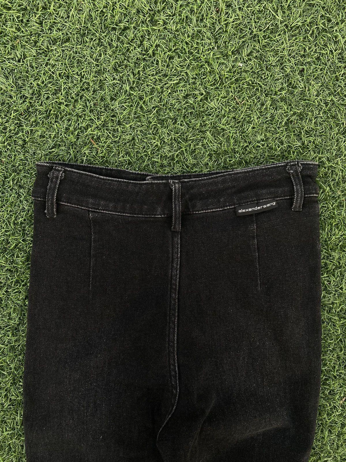 Alexander Wang ALEXANDER WANG DARK SPLIT HEM JEANS Size 25" / US 0 / IT 36 - 2 Thumbnail