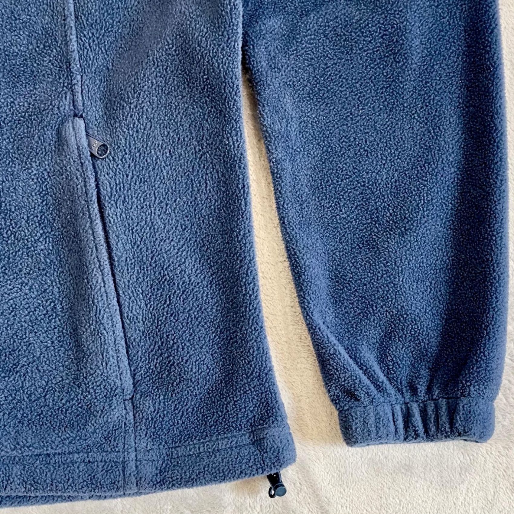 Vintage Columbia Fleece Jacket Blue Full Zip Long Sleeve Women's L Jacket Size L / US 10 / IT 46 - 5 Thumbnail