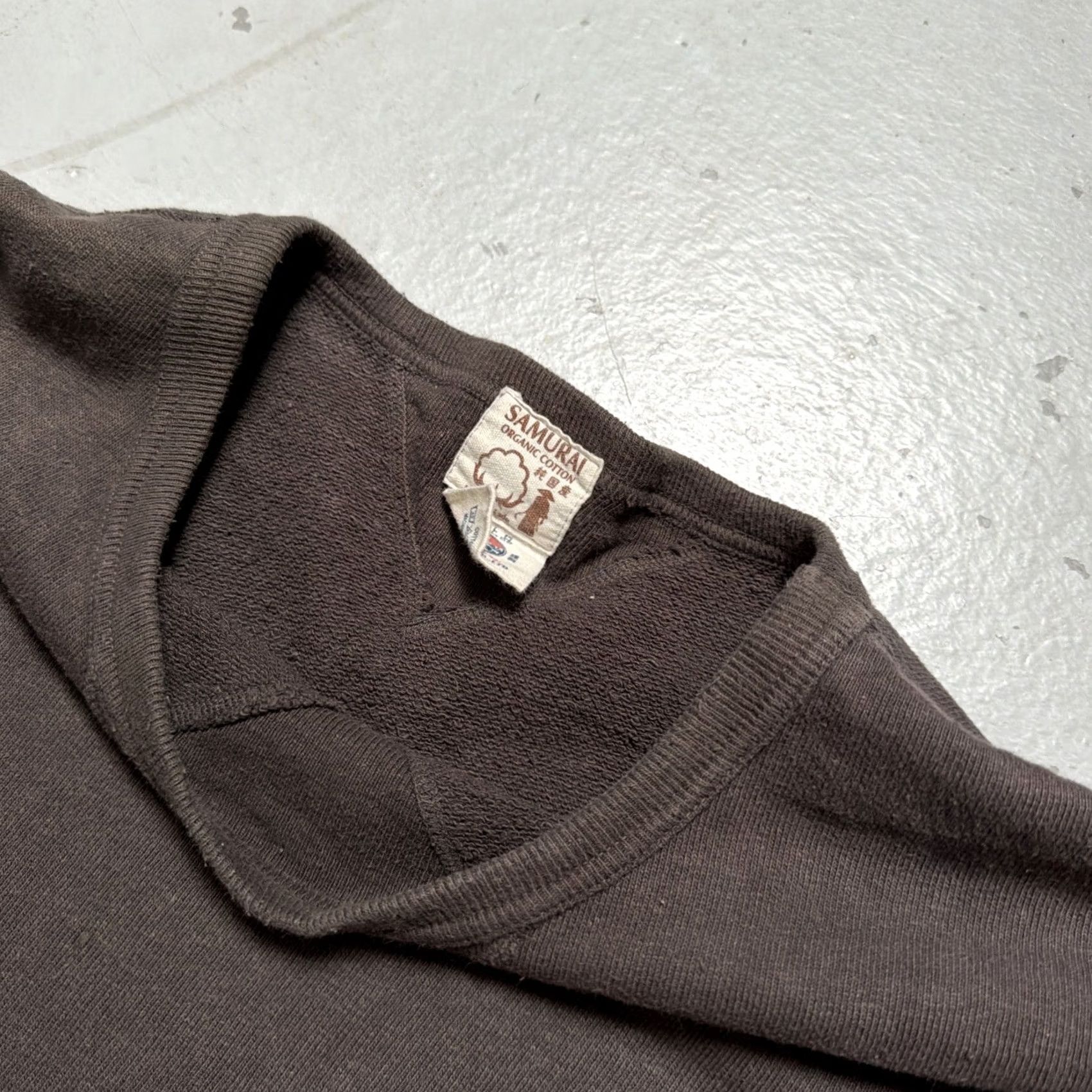 Vintage Samurai Jeans Co. Double V All Cotton Heavy Sweatshirt XXL Size US XXL / EU 58 / 5 - 5 Thumbnail