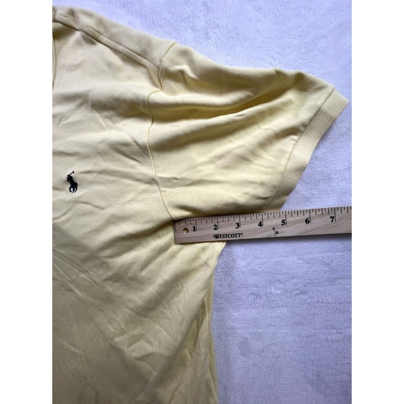 Ralph Lauren Ralph Lauren Polo Shirt Men's Light Yellow Classic Fit Cotton Size Large Size US L / EU 52-54 / 3 - 4 Thumbnail