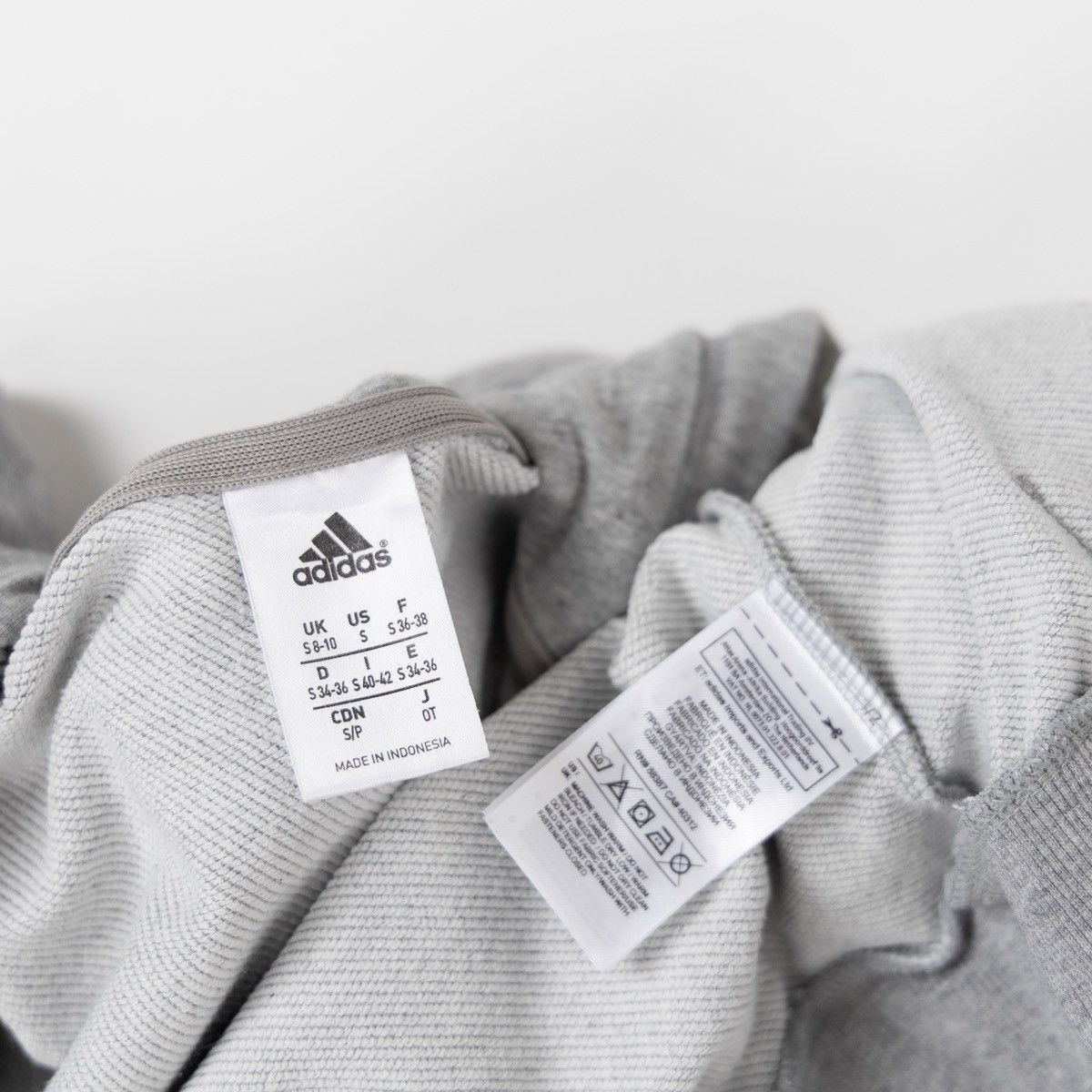 Adidas Adidas Performance Womens Gray Zip Hoodie 3-Stripes Yellow Size S / US 4 / IT 40 - 7 Thumbnail